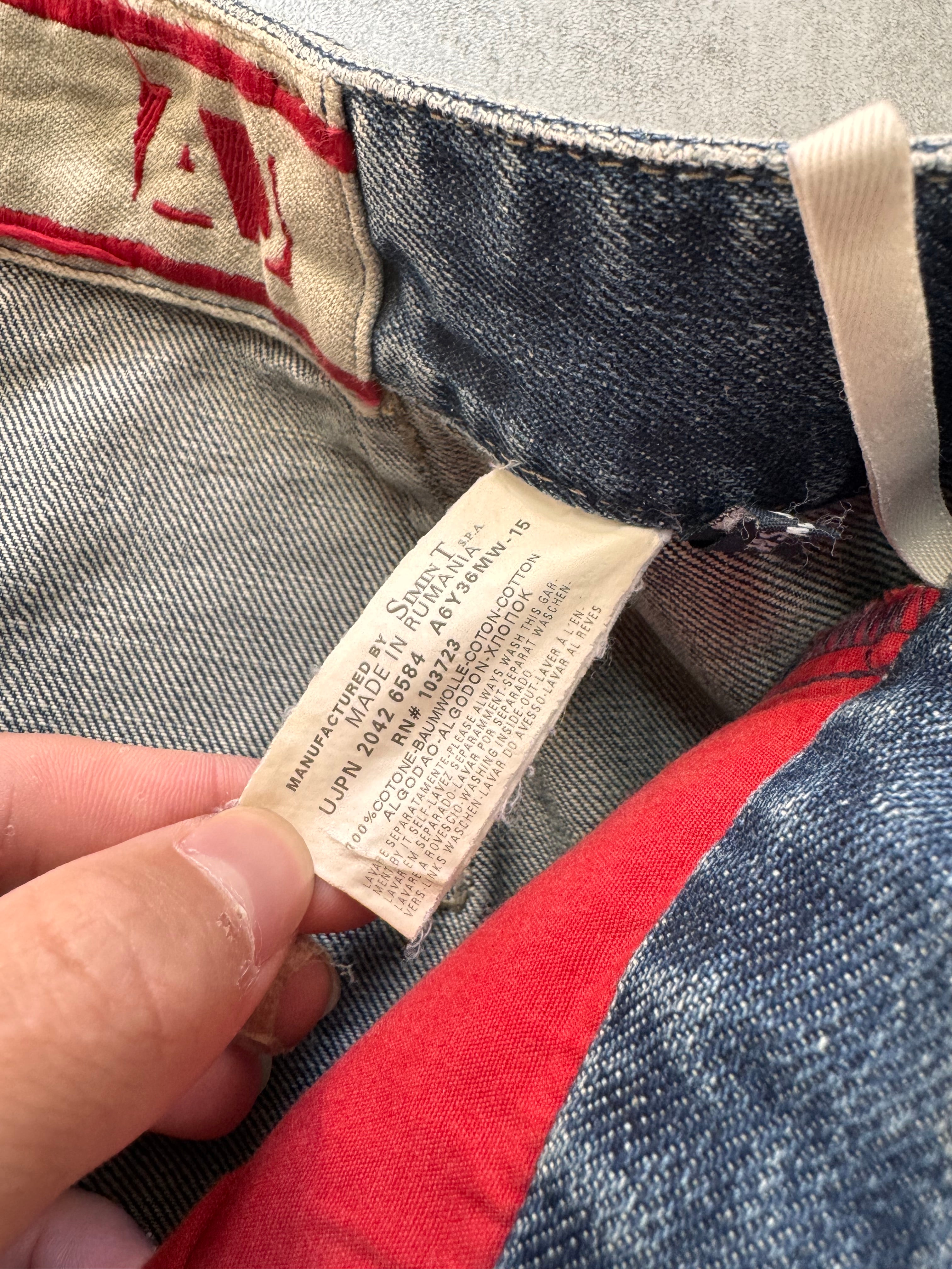 2000s Armani Cargo Wide Denim Jeans