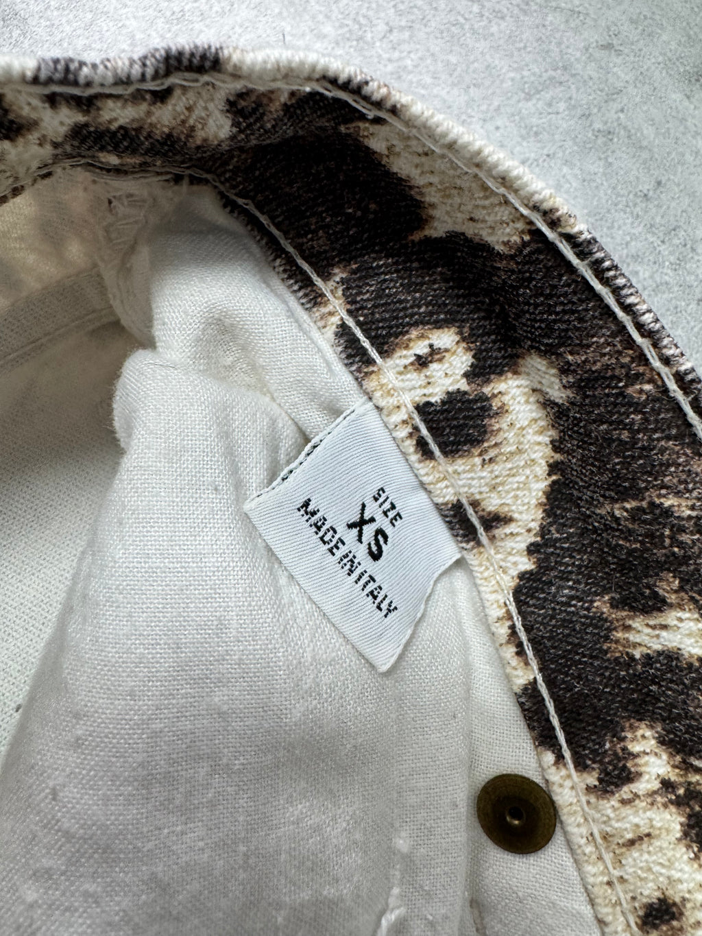 FW1999 Roberto Cavalli Furry Cowprint Movement Pants
