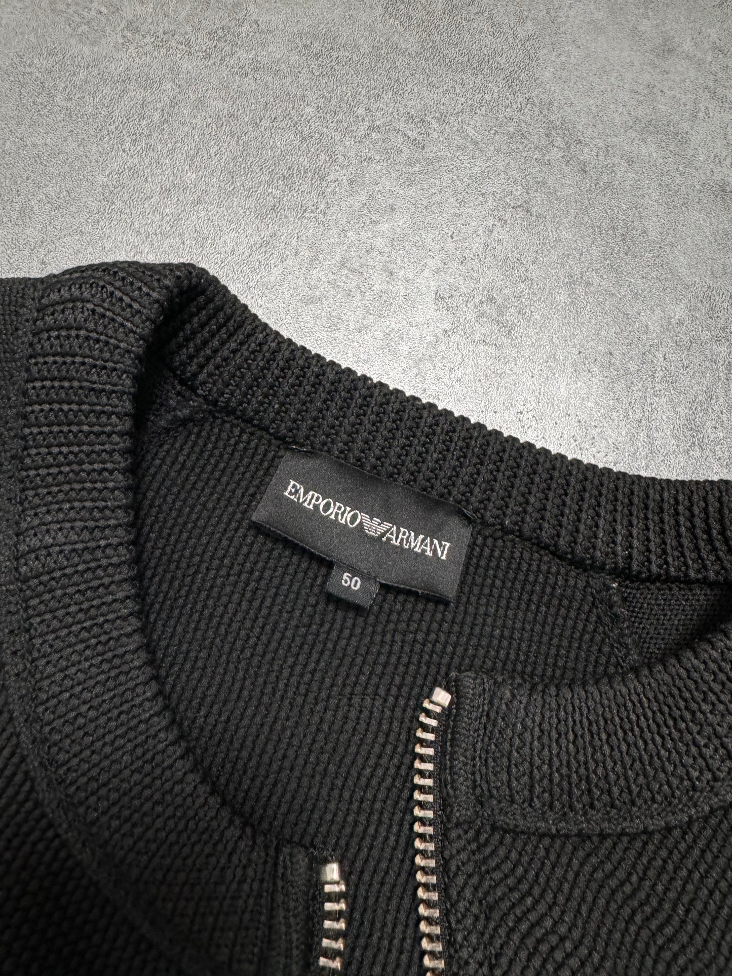 FW2015 Emporio Armani Asymmetrical Full-Zip Sweater (S/M)