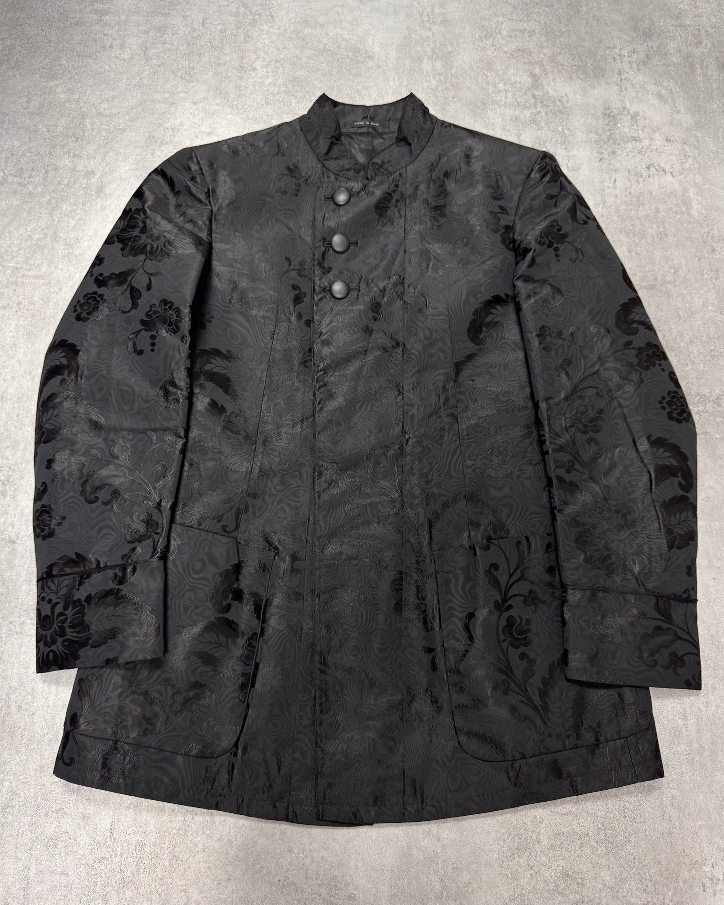 AW2003 Emporio Armani Asian Flowers Black Jacket (M)