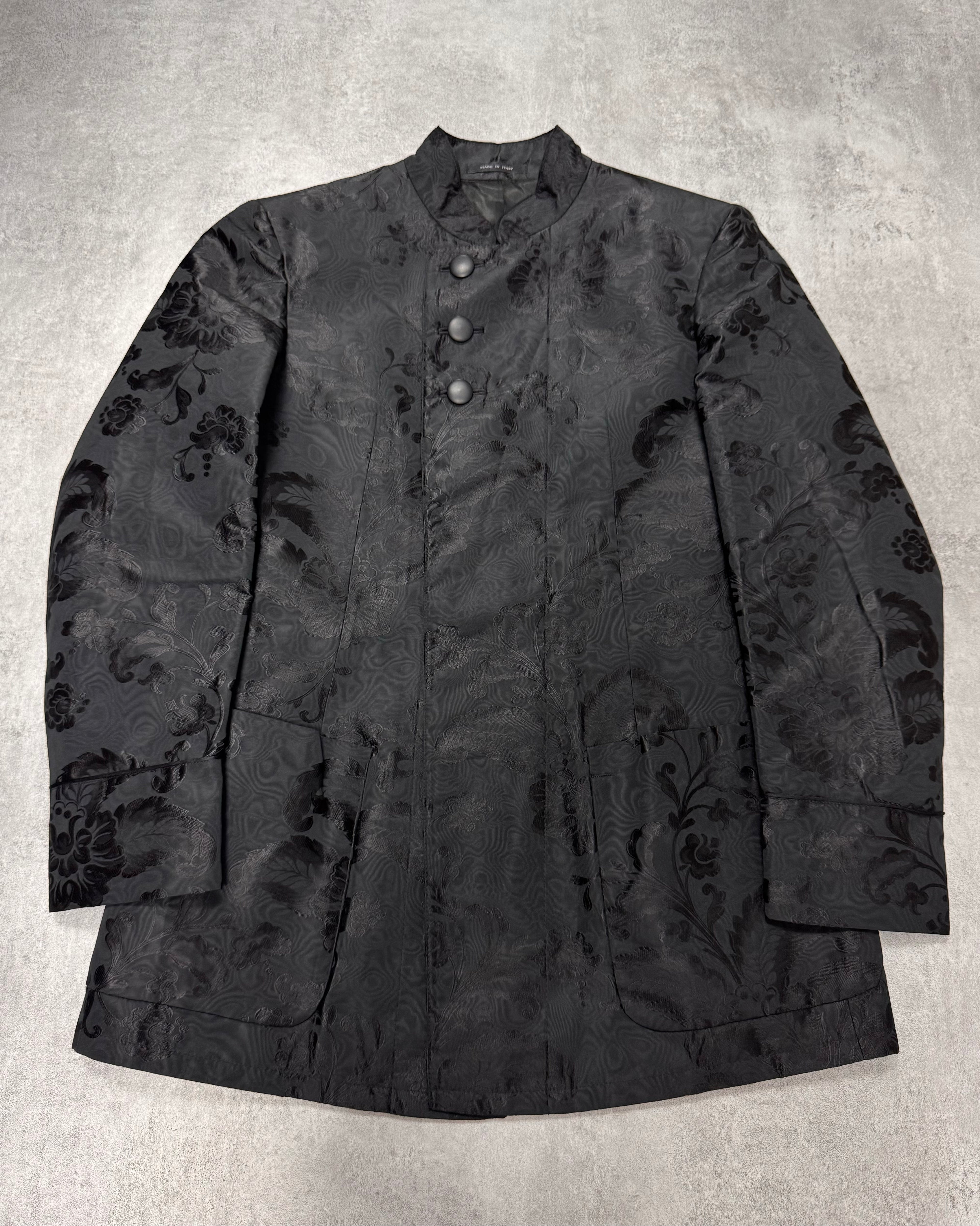 AW2003 Emporio Armani Asian Flowers Black Jacket