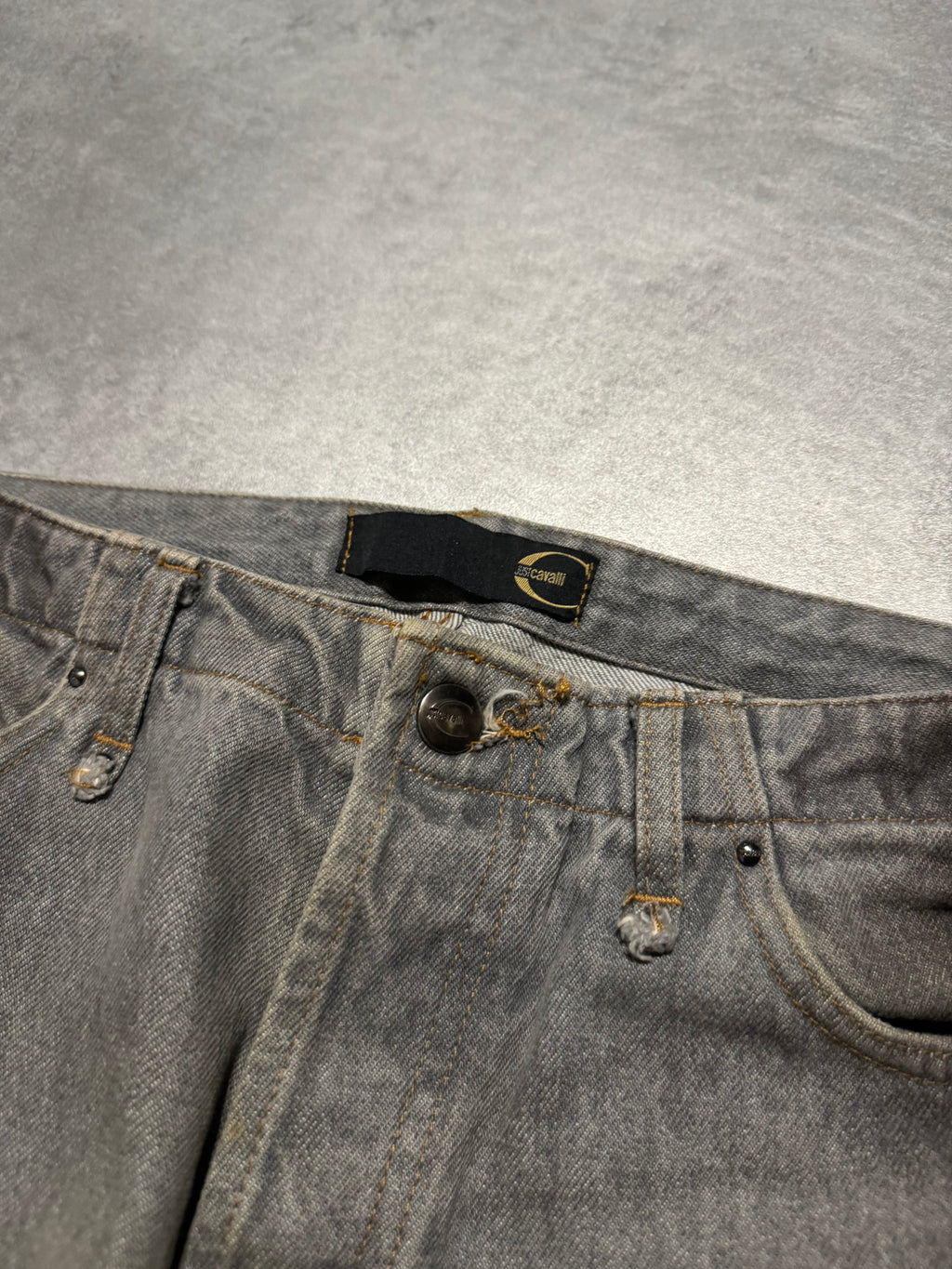 SS2006 Cavalli Faded Grey Desert Mirage Pants (M/L) - 6