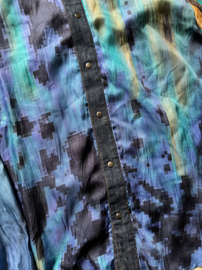 SS2001 Cavalli Pixelized Art Shirt (M)