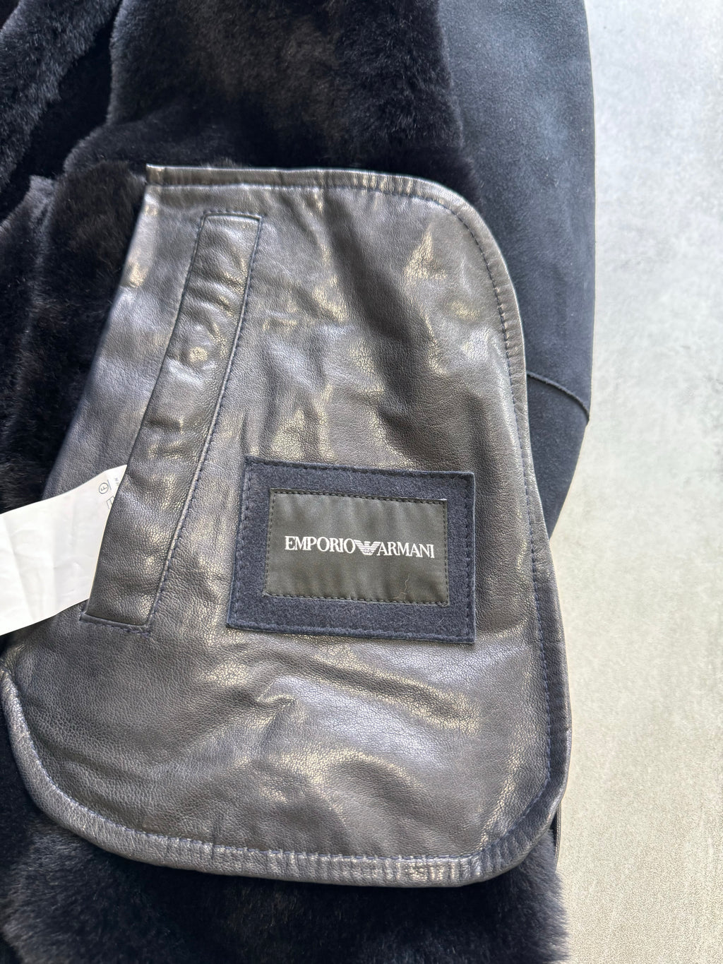 FW2018 Armani Premium Shearling Trench Coat