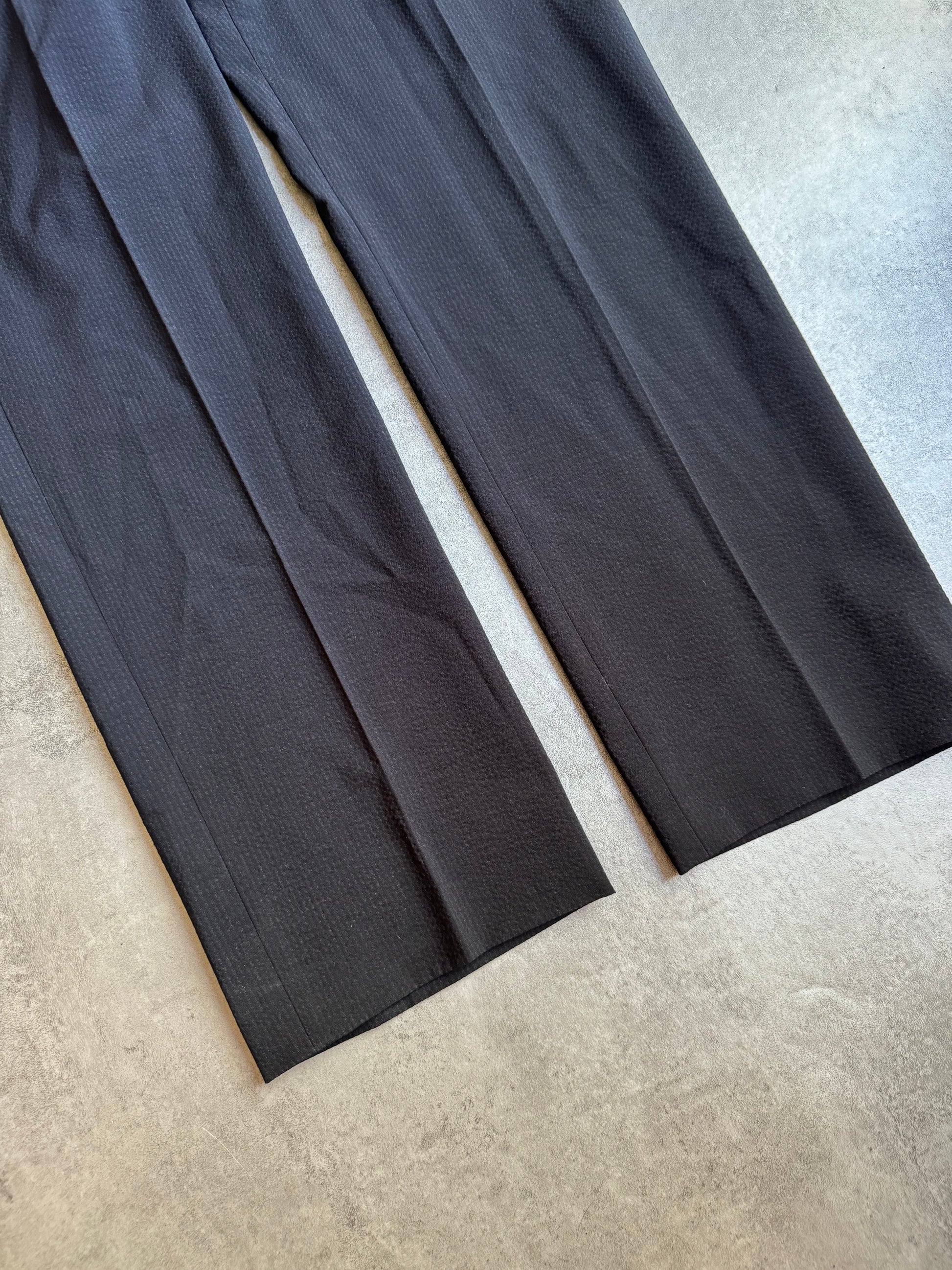 SS2019 Prada Black Wool Tailored Pants (XL) - 4