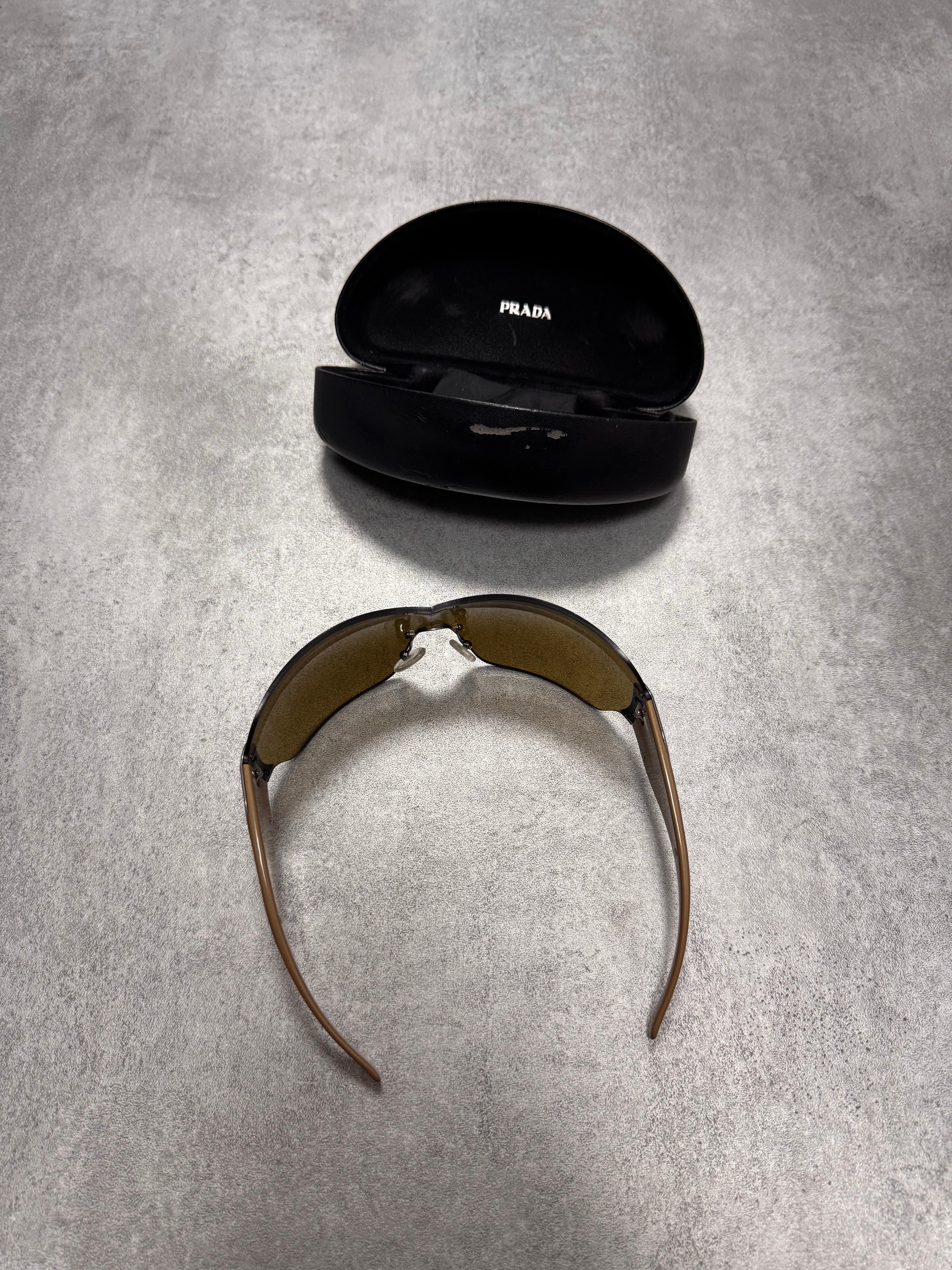 2000s Prada Google Tribal Sunglasses