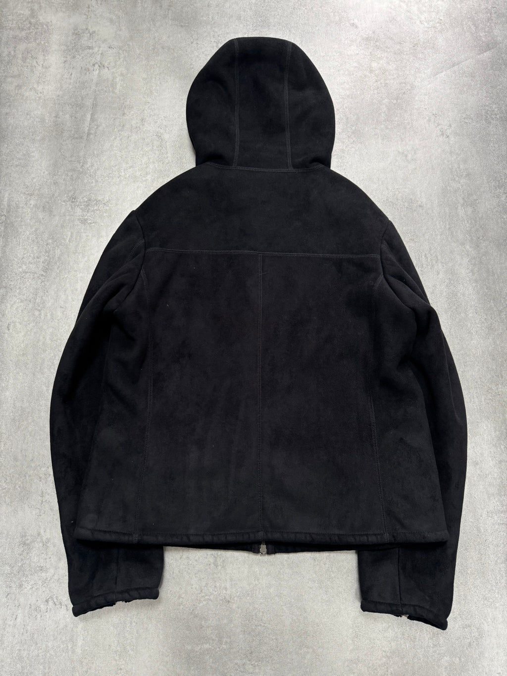 AW2008 Emporio Armani Hooded Soft Black Jacket