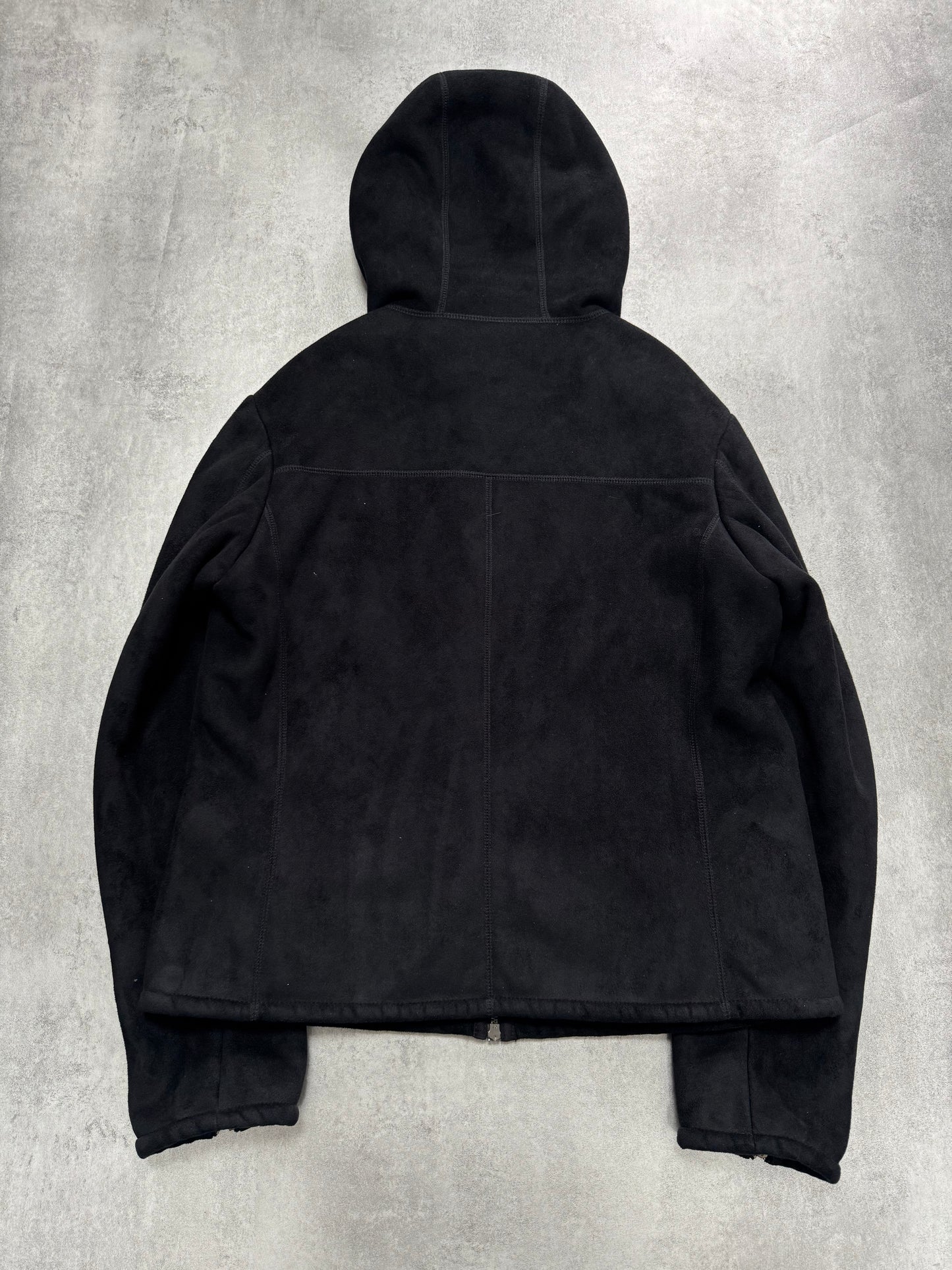 AW2008 Emporio Armani Hooded Soft Black Jacket (L)