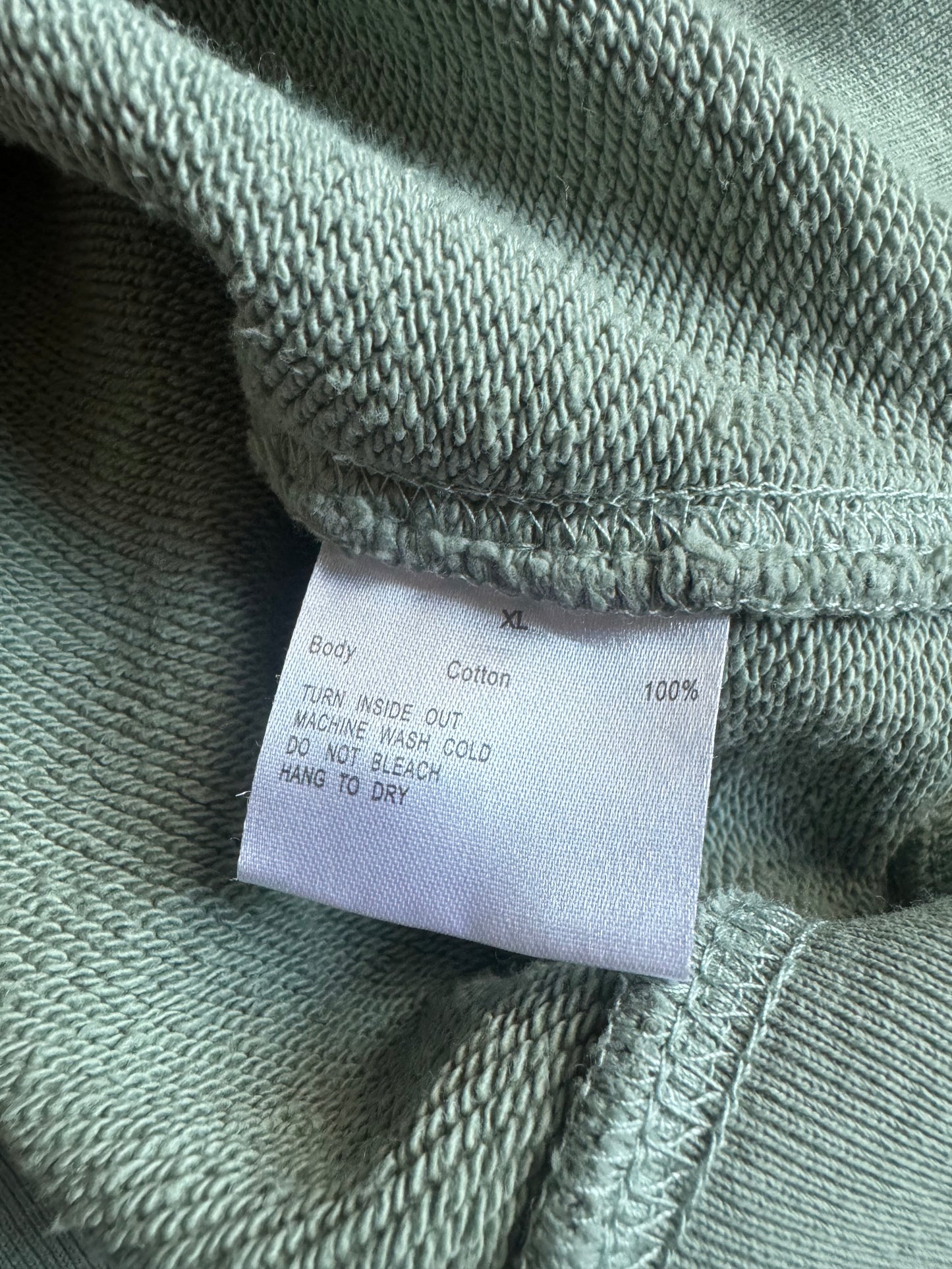 Vuja De Sage Pastel Green Relaxed Hoodie (L) - 6