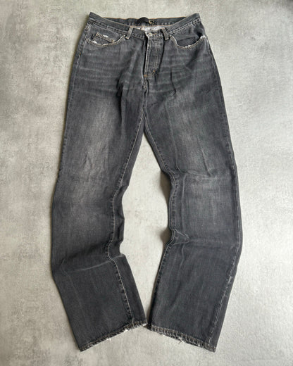 SS2008 Cavalli Grey Scales Effect Jeans (S/M) - 2