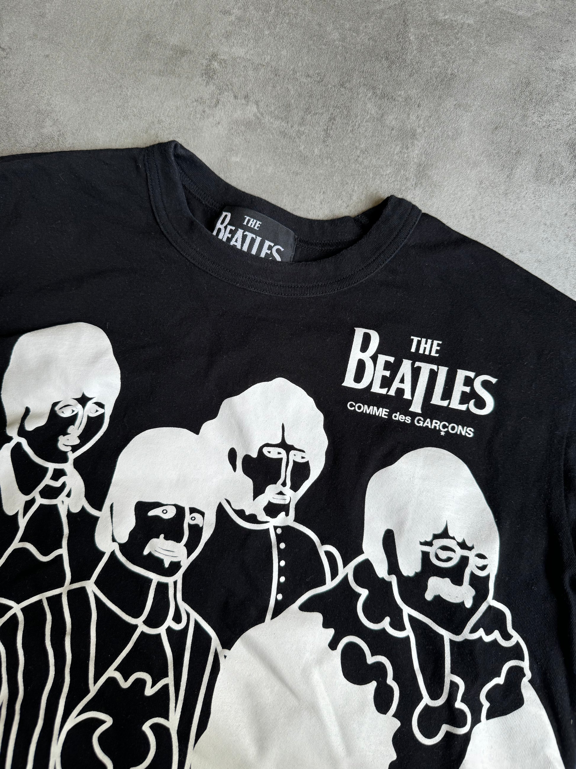 Comme des Garçons The Beatles Short Sleeve Black Tee-Shirt (M) - 5