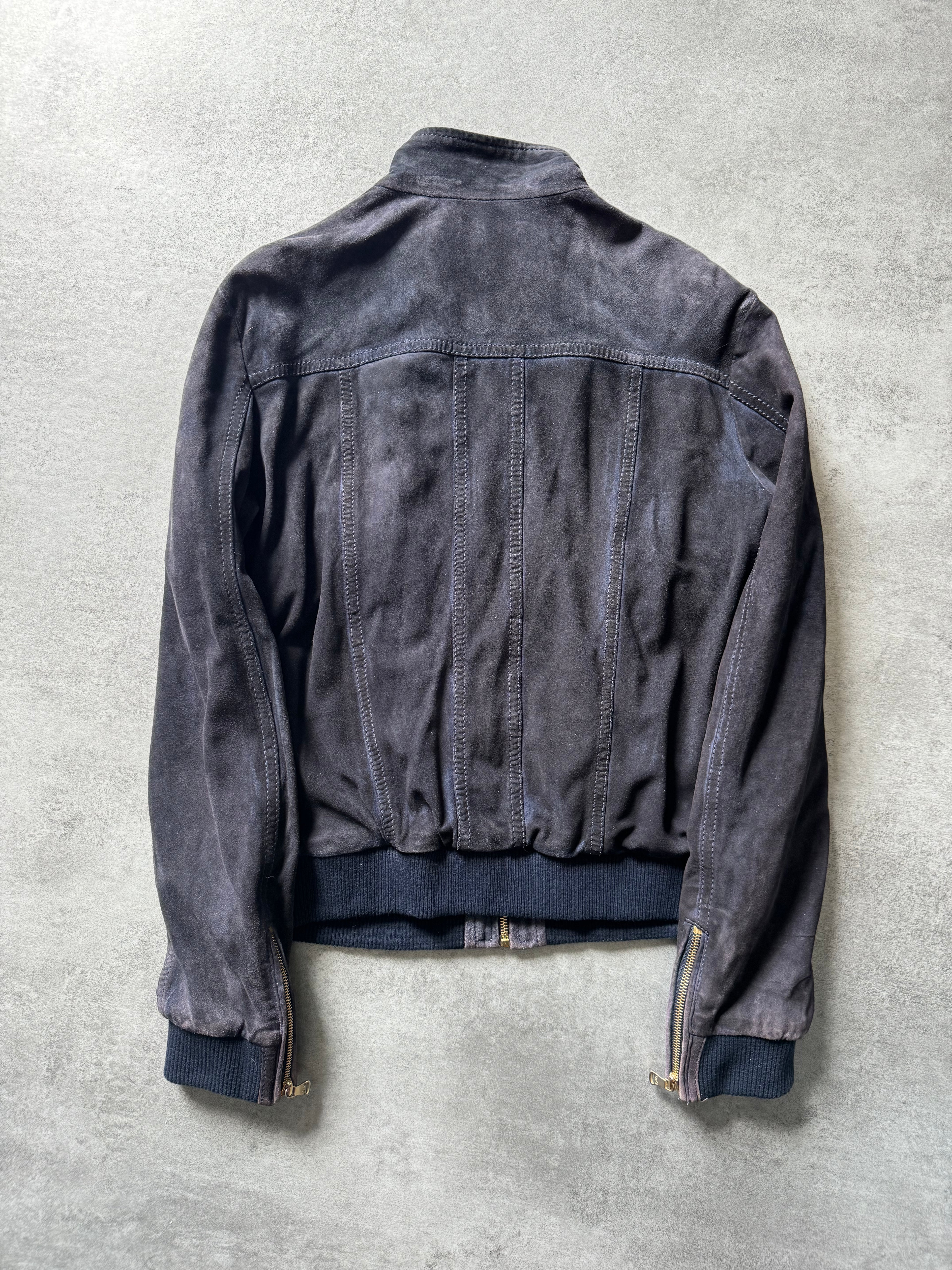 2000s Dolce & Gabbana Biker Navy Jacket  (S) - 5