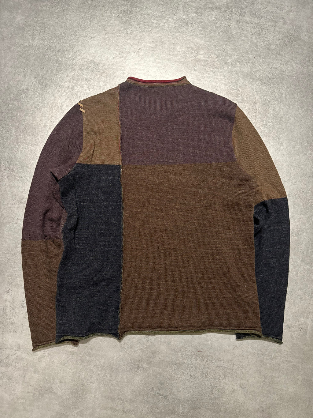 2000s Roberto Cavalli Wool & Leather Artisanal Tern Sweater (S) - 3