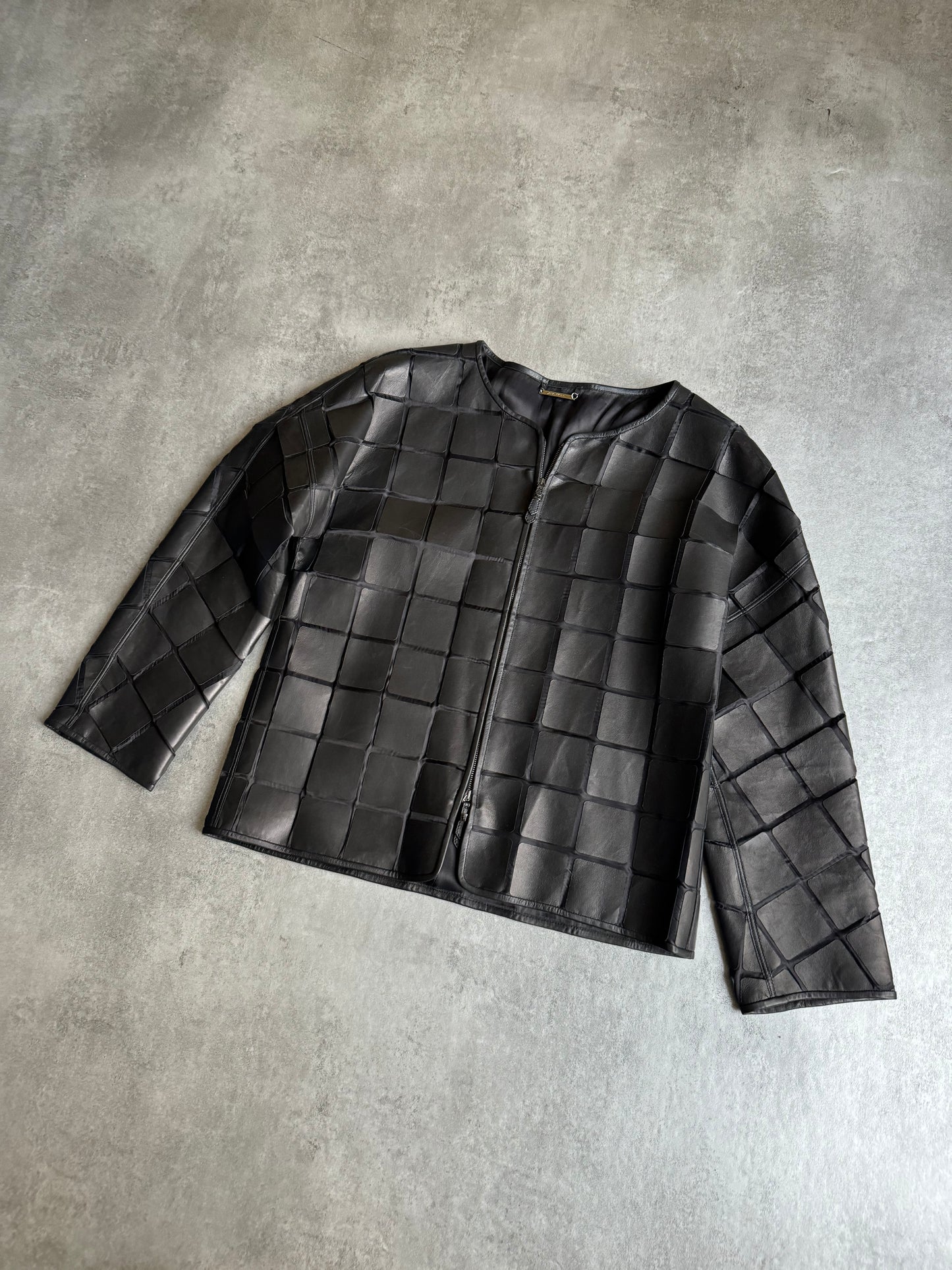 SS2013 Giorgio Armani Black Squared Top Light Jacket (XS/S) - 7