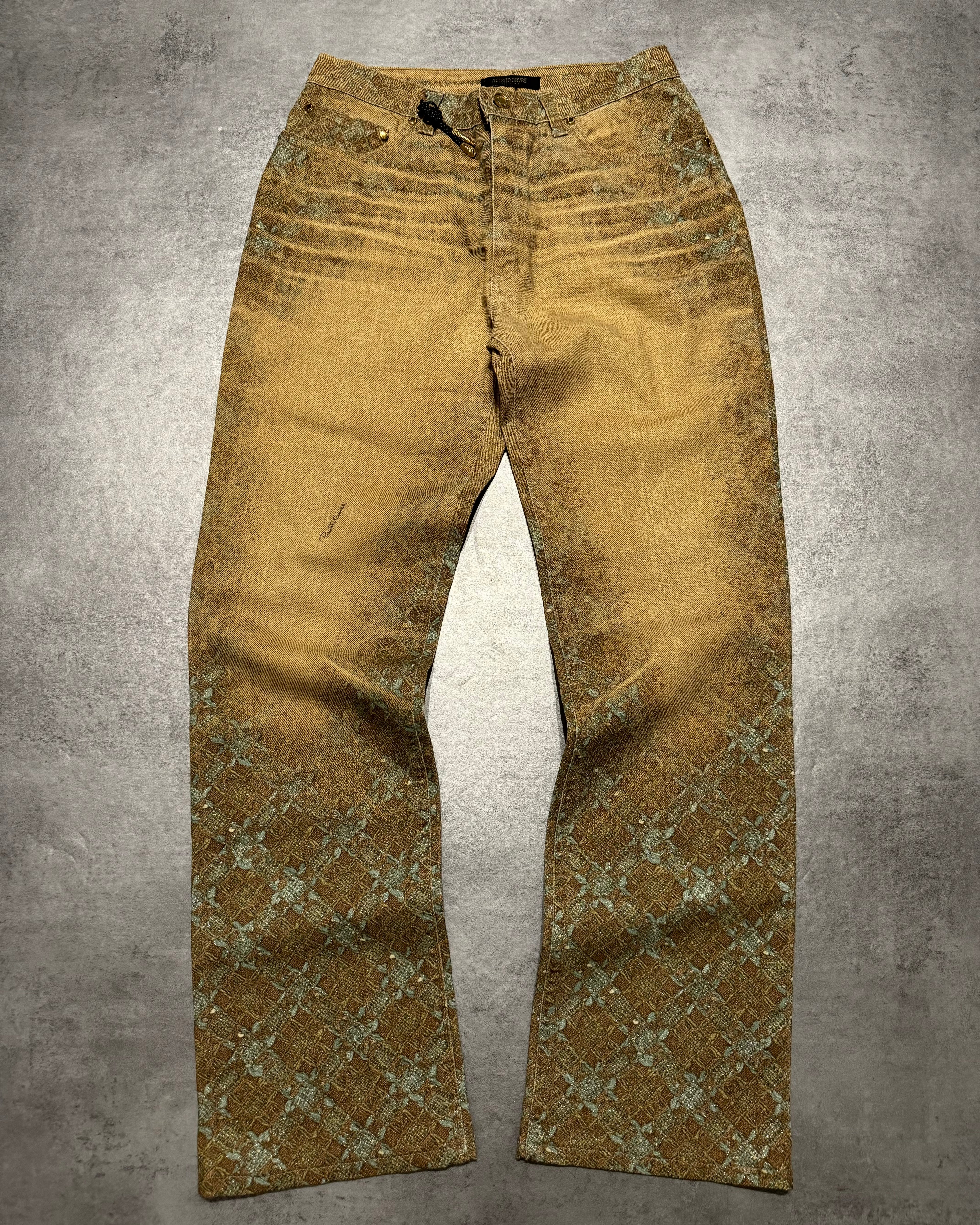 AW1998 Roberto Cavalli Royal Mosaic Pants (S) - 1