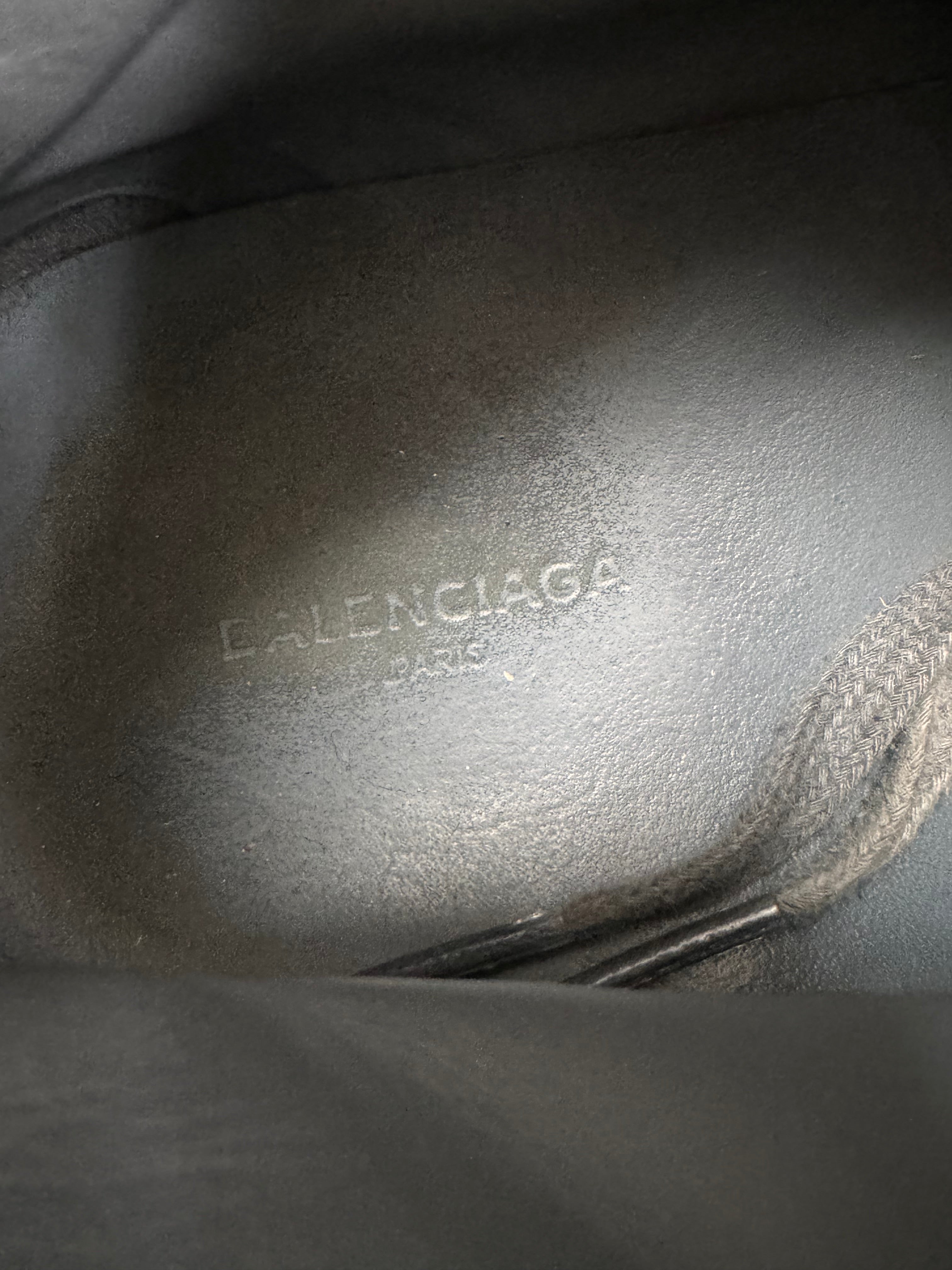 Balenciaga Arena High Grey Suede Leather Sneakers