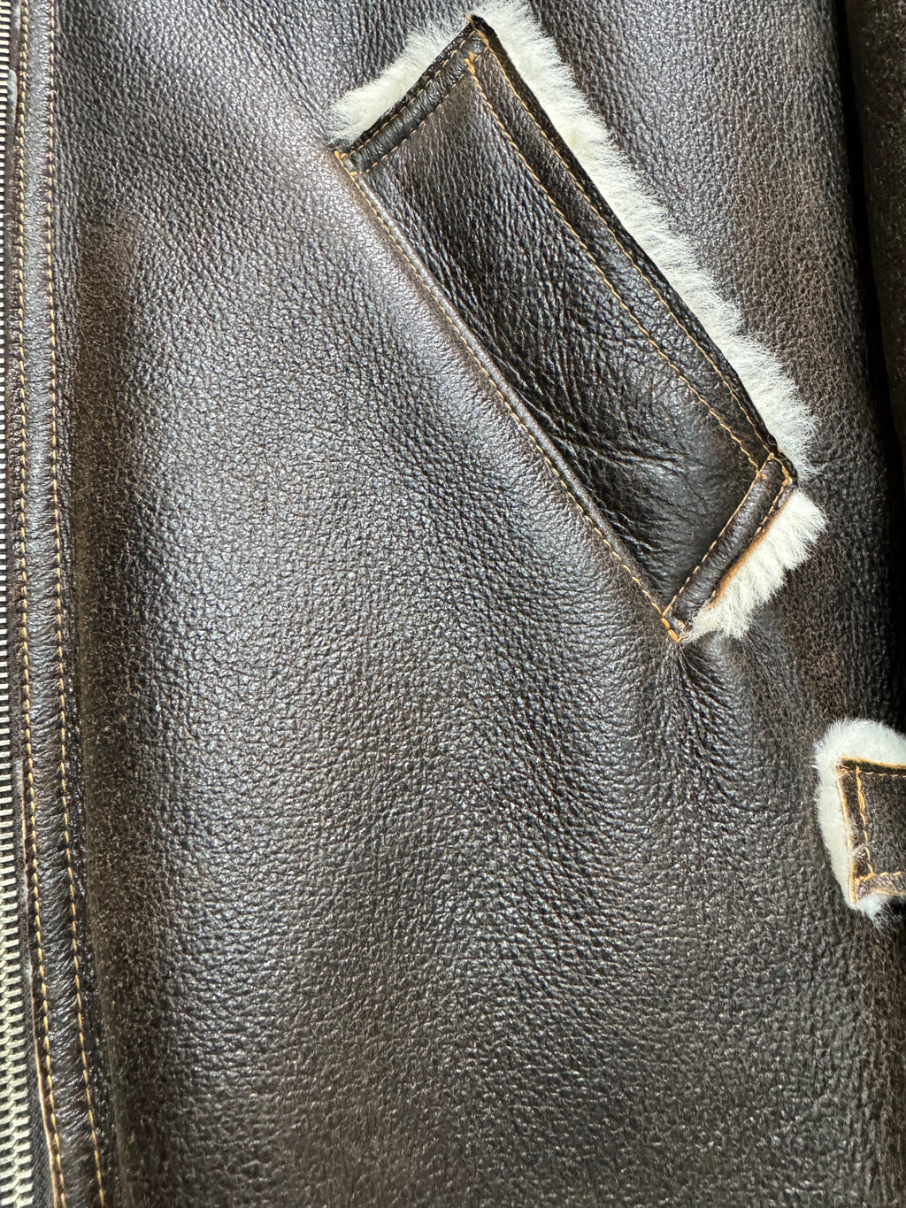 1990s Jean Paul Gaultier Tailored Shearling Leather Jacket