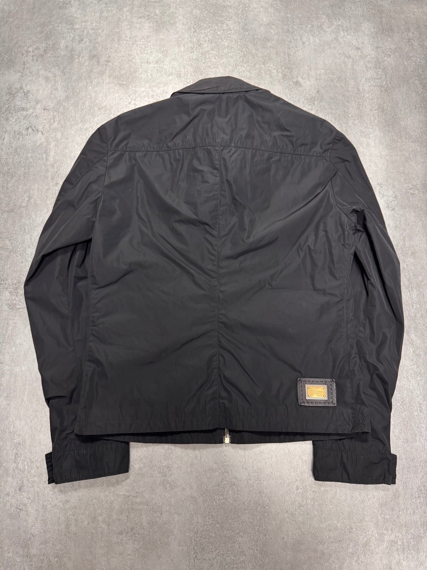 2000s Dolce & Gabbana Black Nylon Zip Jacket (S)