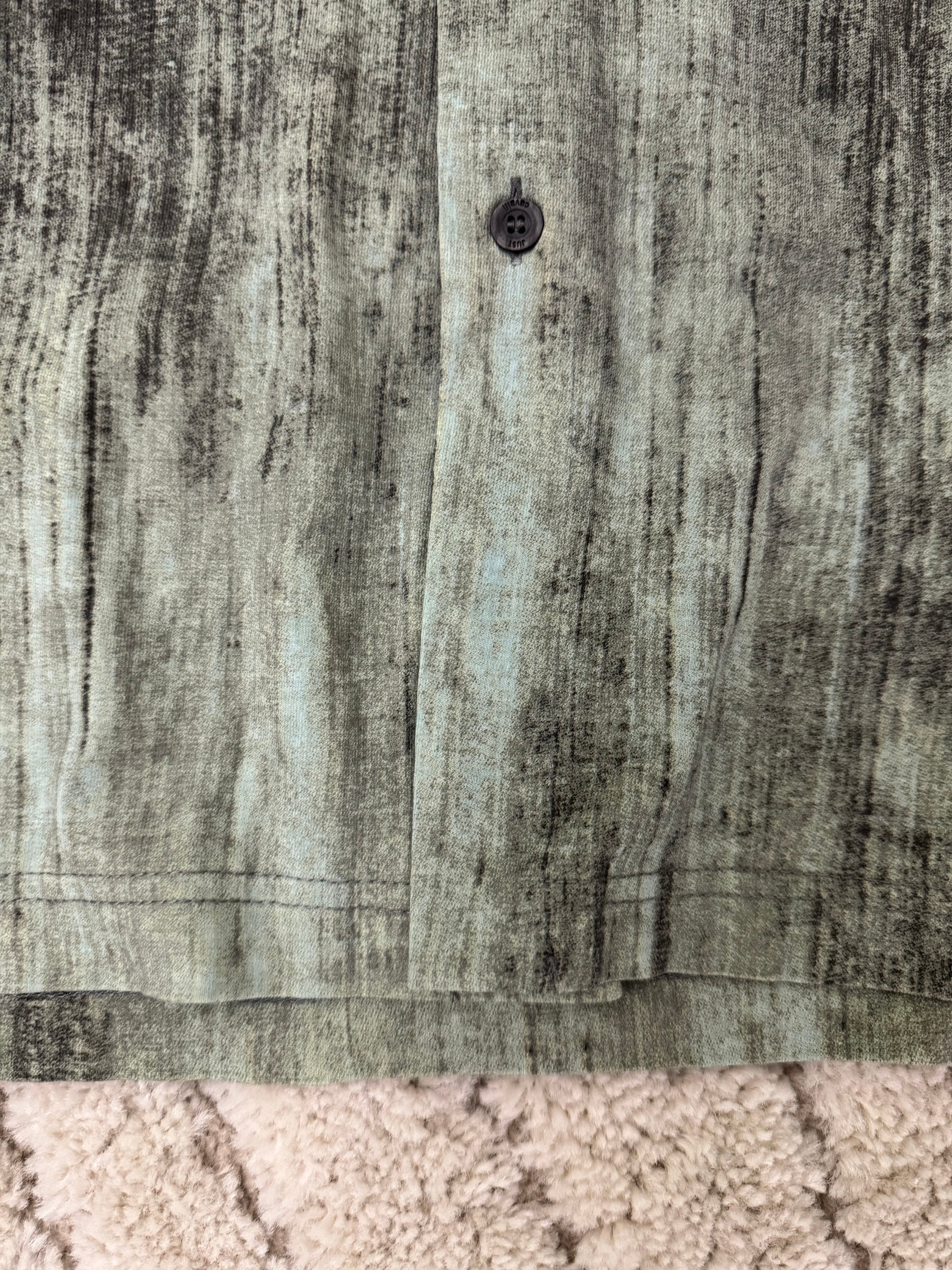 00s Cavalli 廃生地シャツ(M/L)