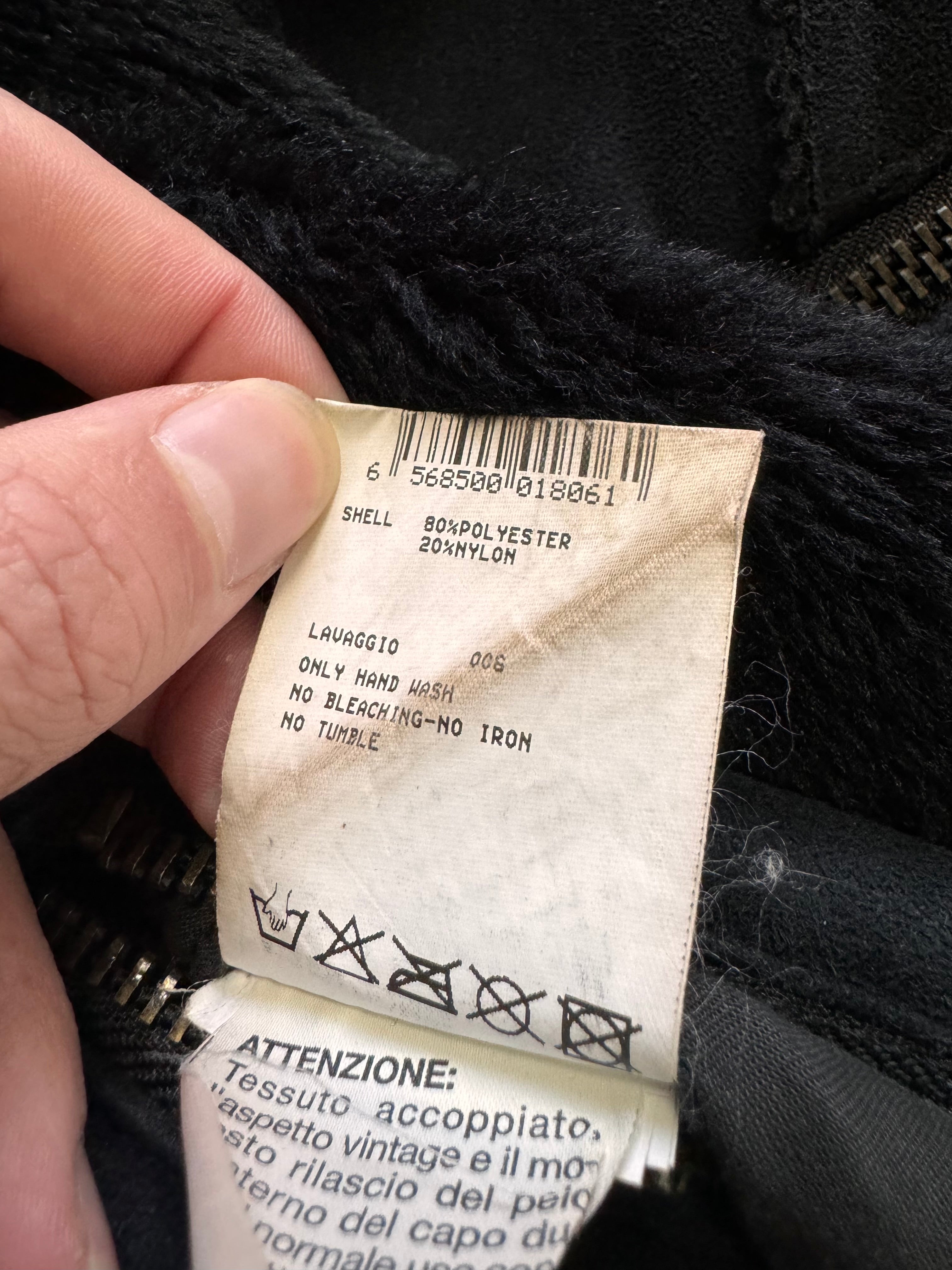 1990s Emporio Armani Arm Zip Asymmetrical Jacket