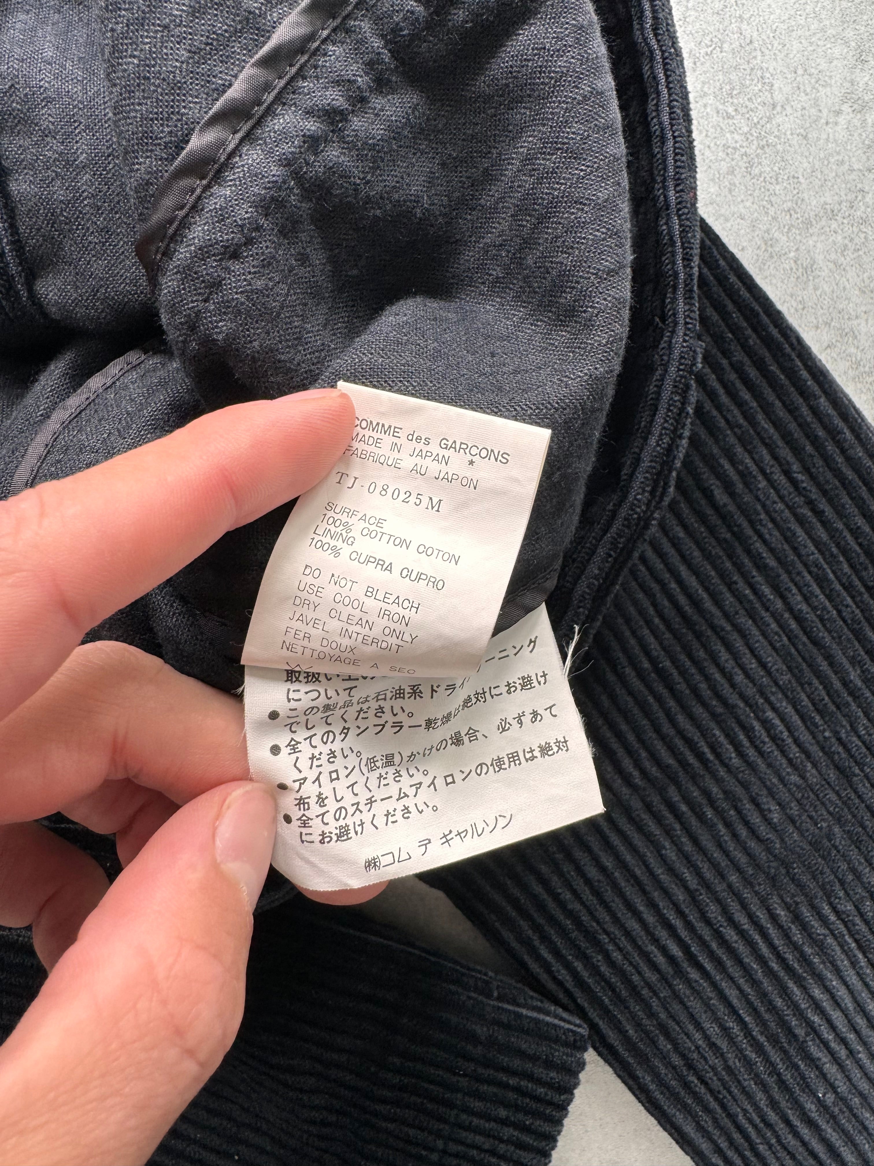 AW1993 Comme Des Garçons Tricot Velvet Cropped Jacket