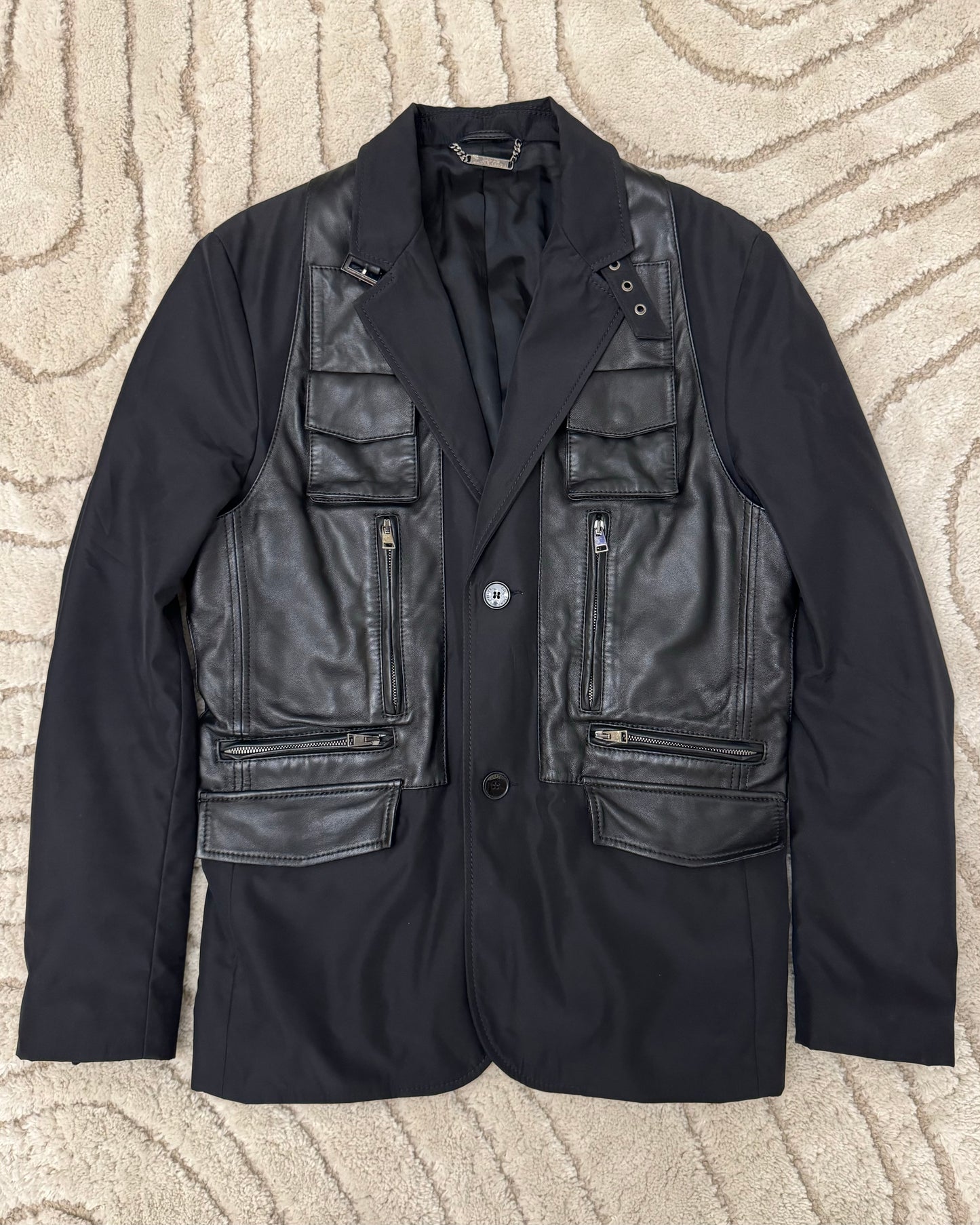 Versace Parachute Bondage Hybrid Suit Top Jacket (M)