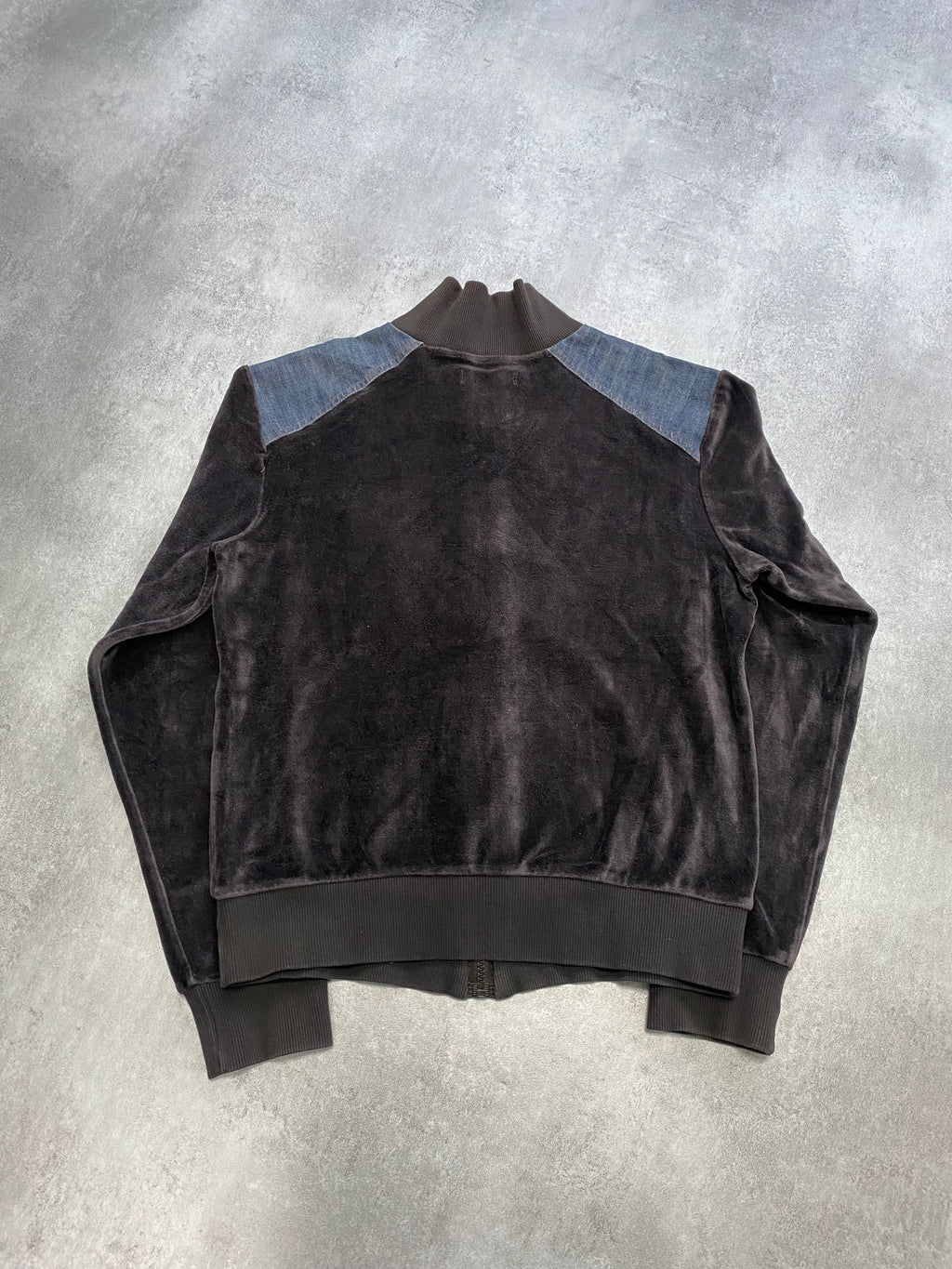 Moschino Hybrid Velvet Denim Jacket (M)