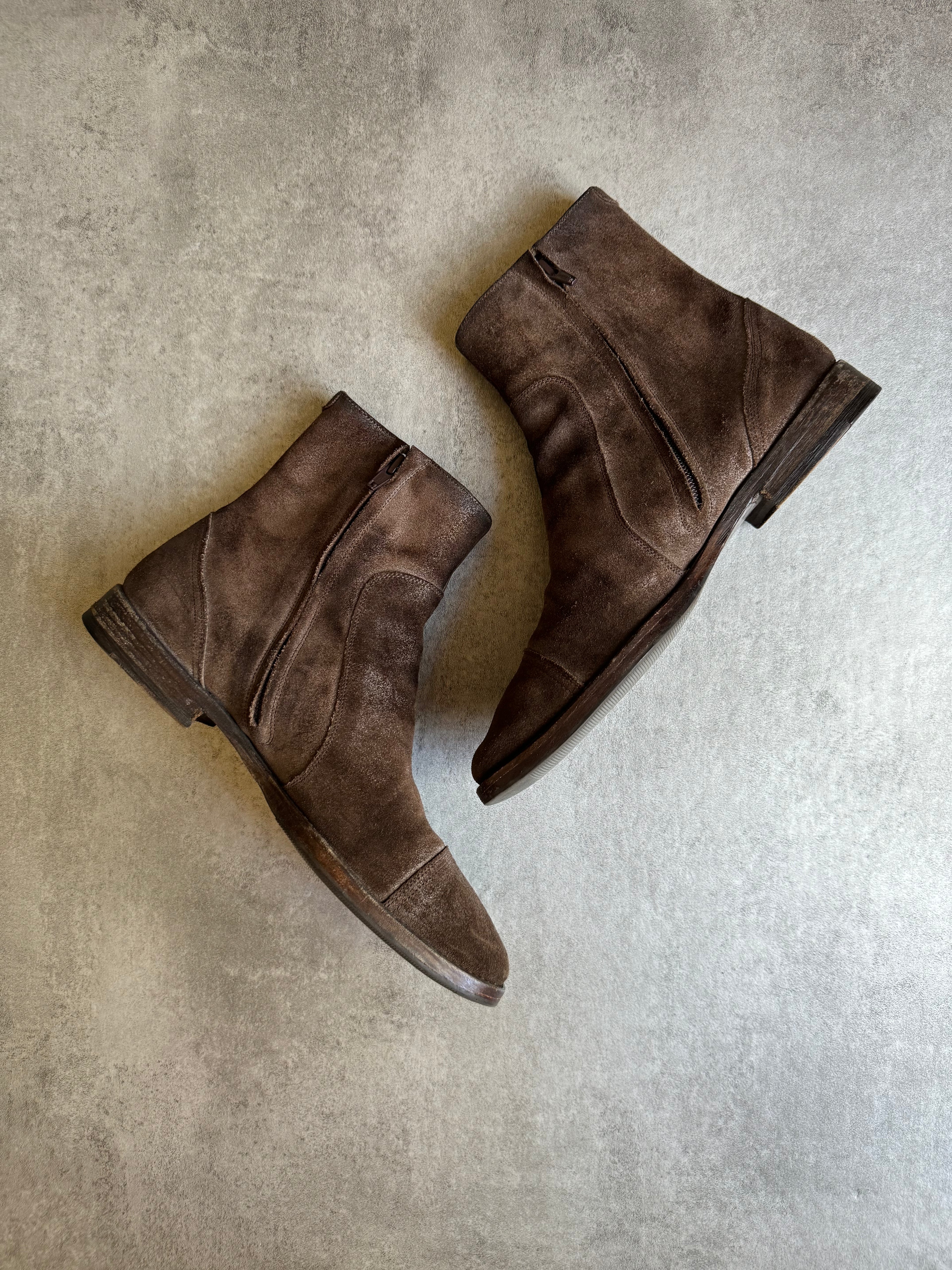 Maison Margiela Brown Leather Boots (40) - 7