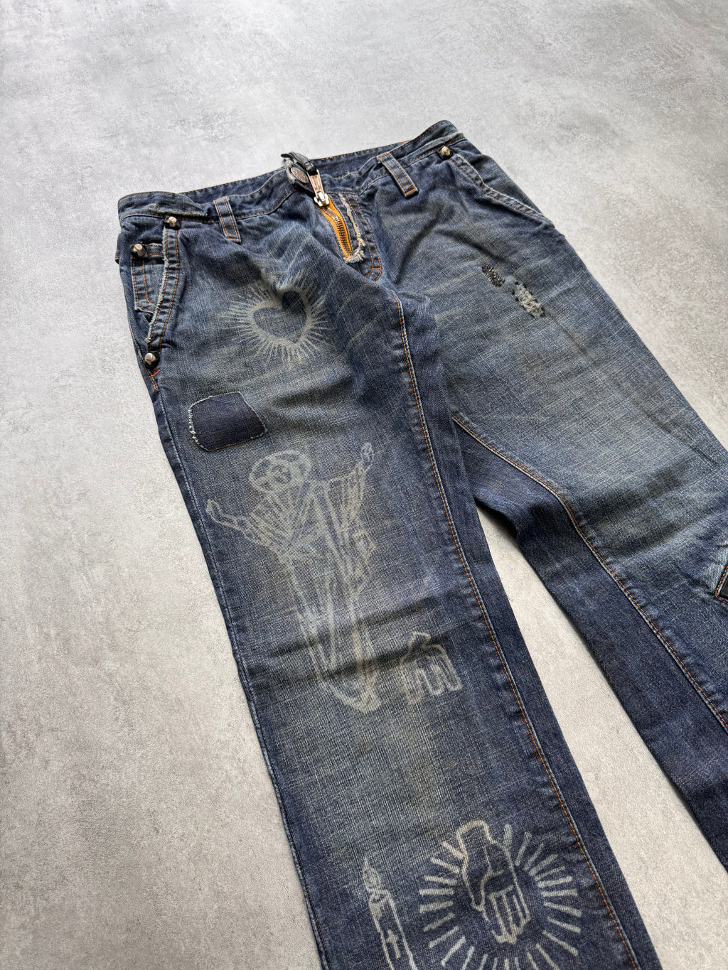 FW2005 Dsquared2 Jesus Lord Peace Jeans