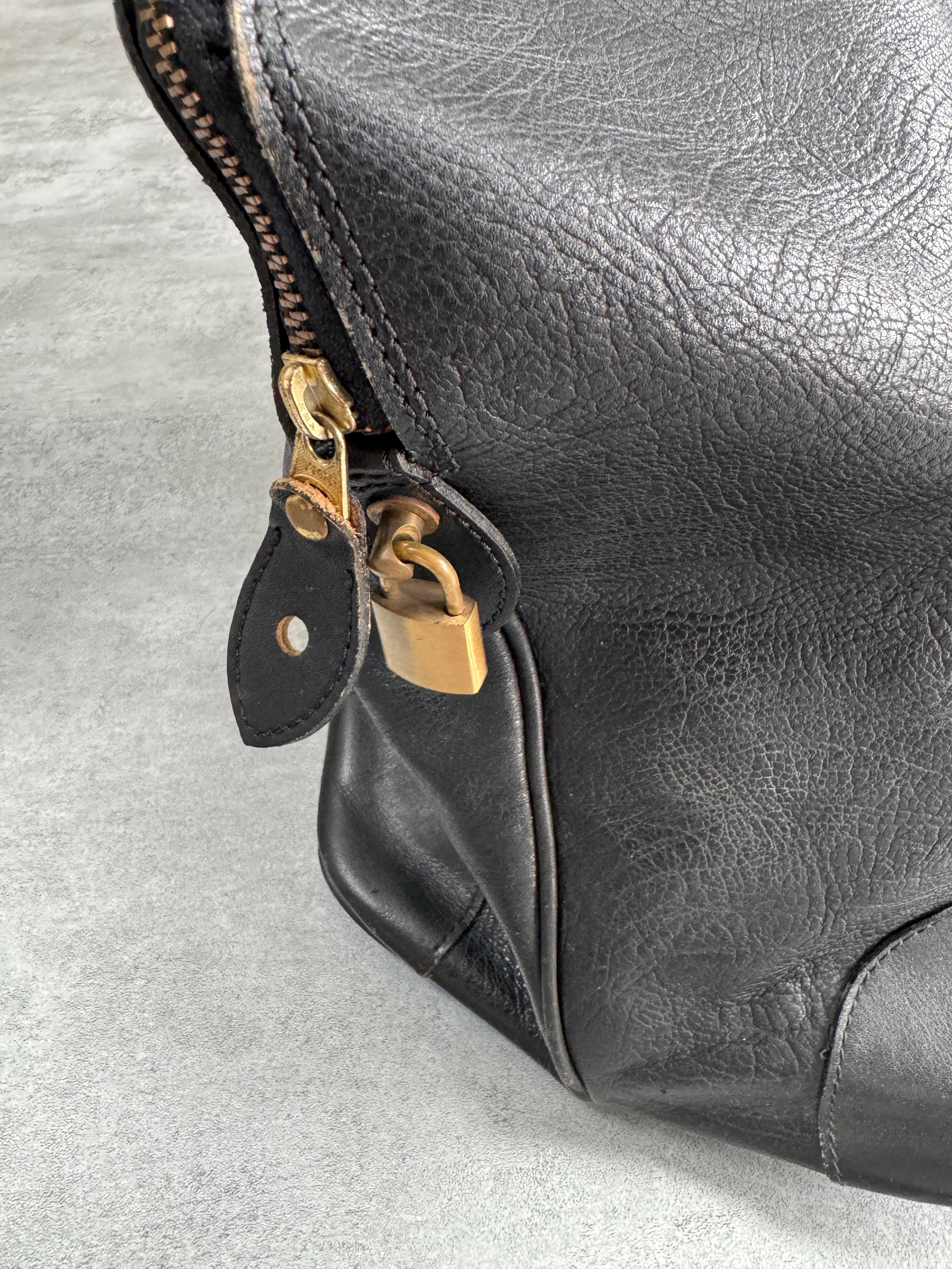1990s Comme Des Garçons Tricot Weekend Leather Bag (OS)