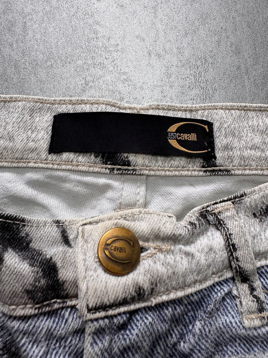 SS2002 Cavalli Safari Zebra Jeans
