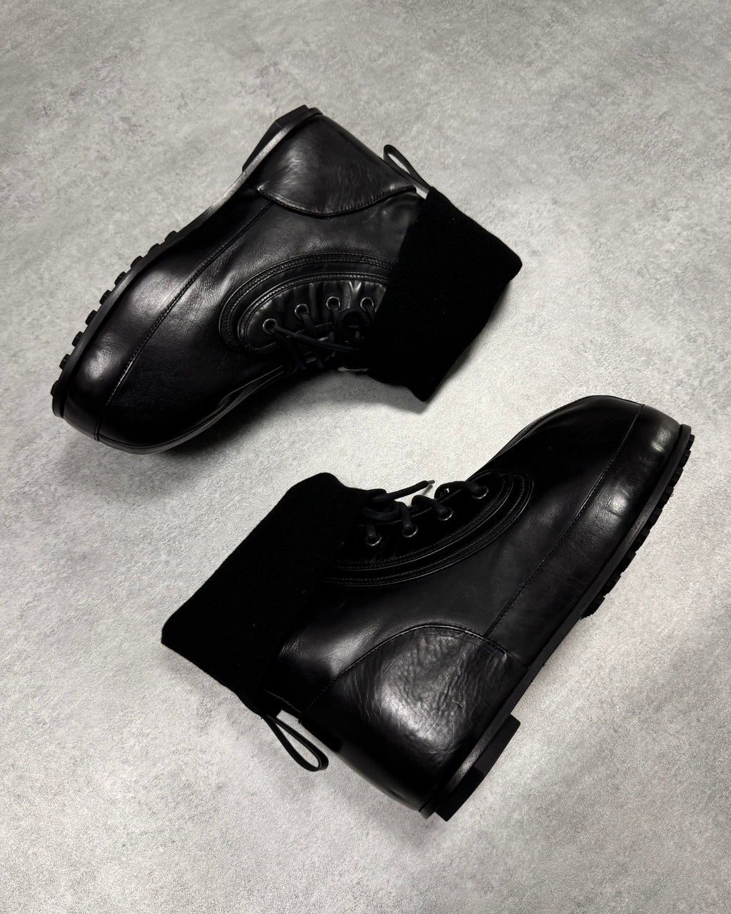 Givenchy (B).STROY Bunny Black Calf Leather Ankle Boots
