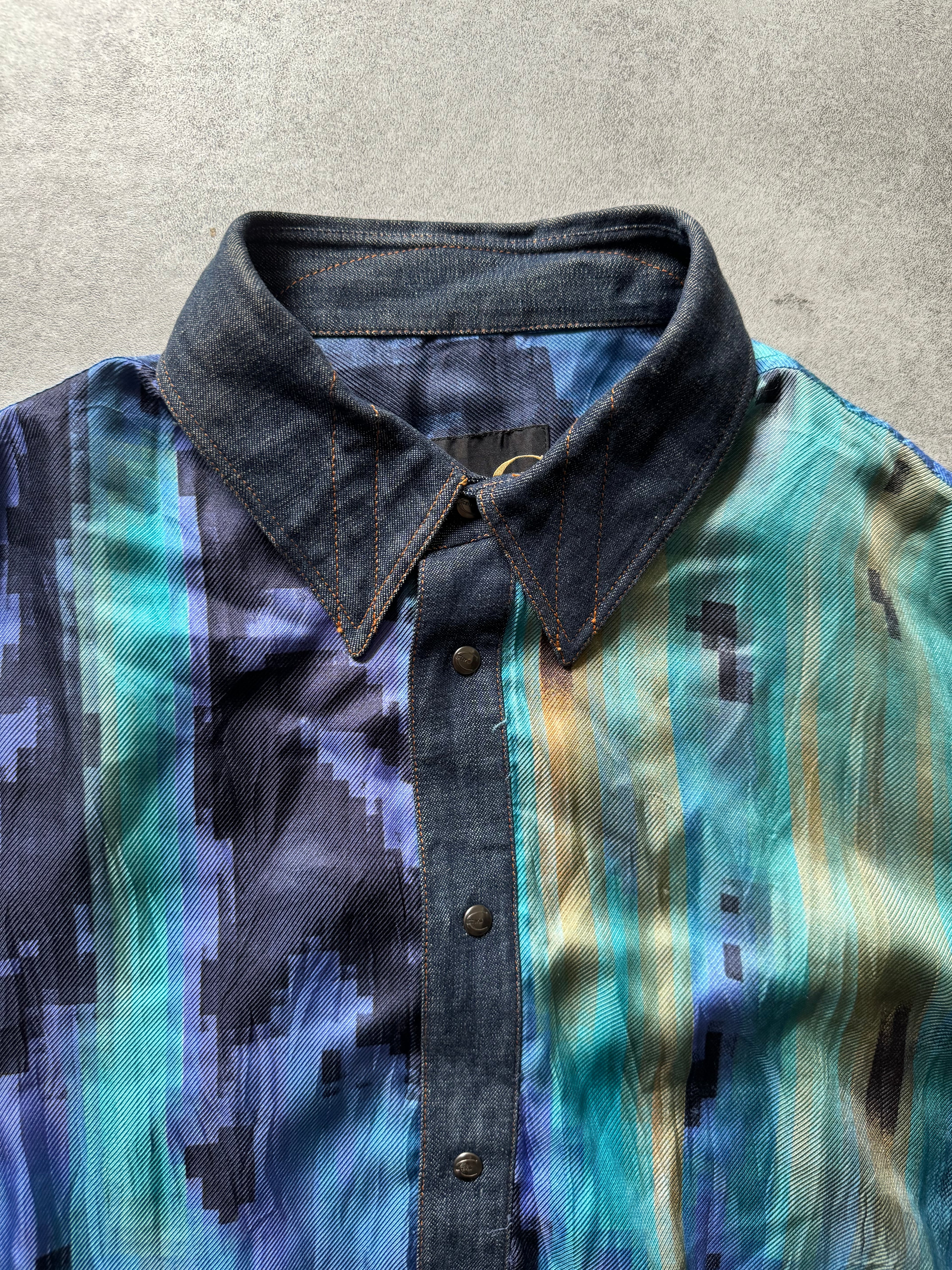 SS2001 Cavalli Pixelized Art Shirt