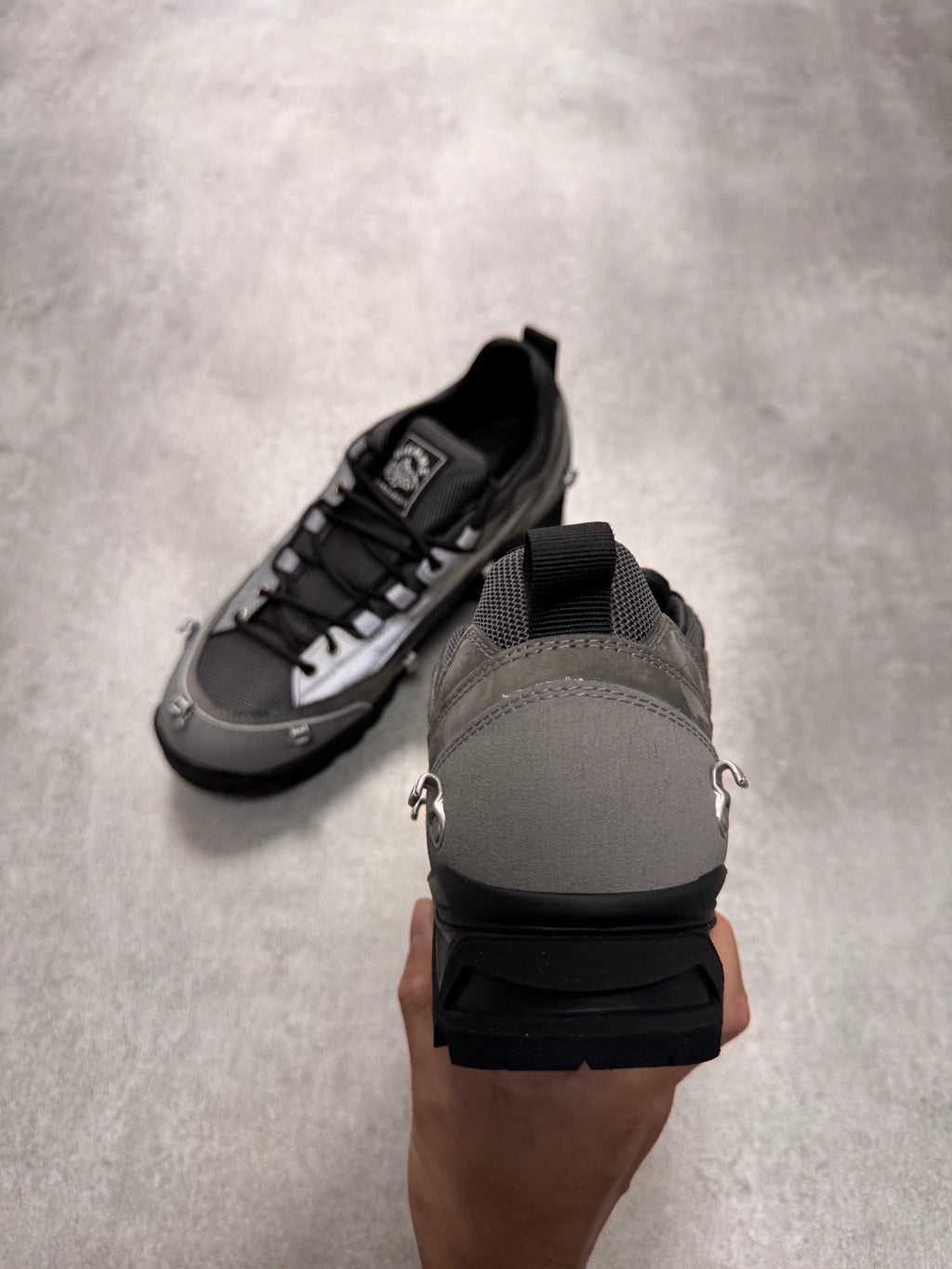 Y/Project x Diemme Silver Grey Grappa Hiker Shoes