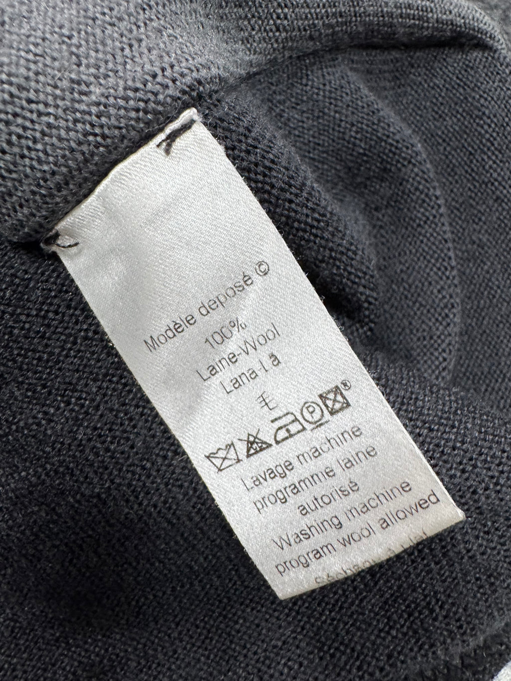 2000s Kenzo Patchworks Wool Grey Sweater