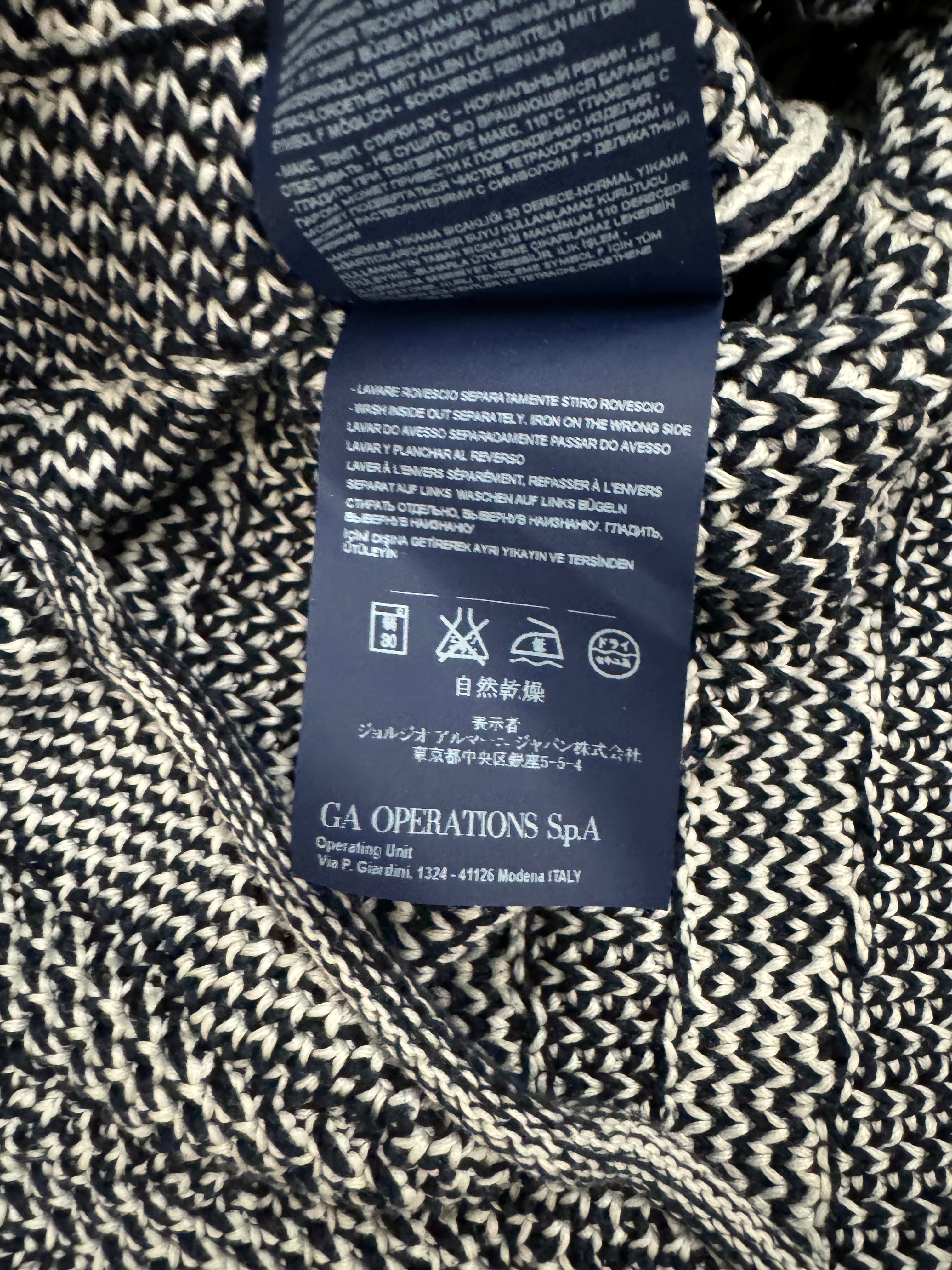 Armani Waves Knit Sweater (M/L)