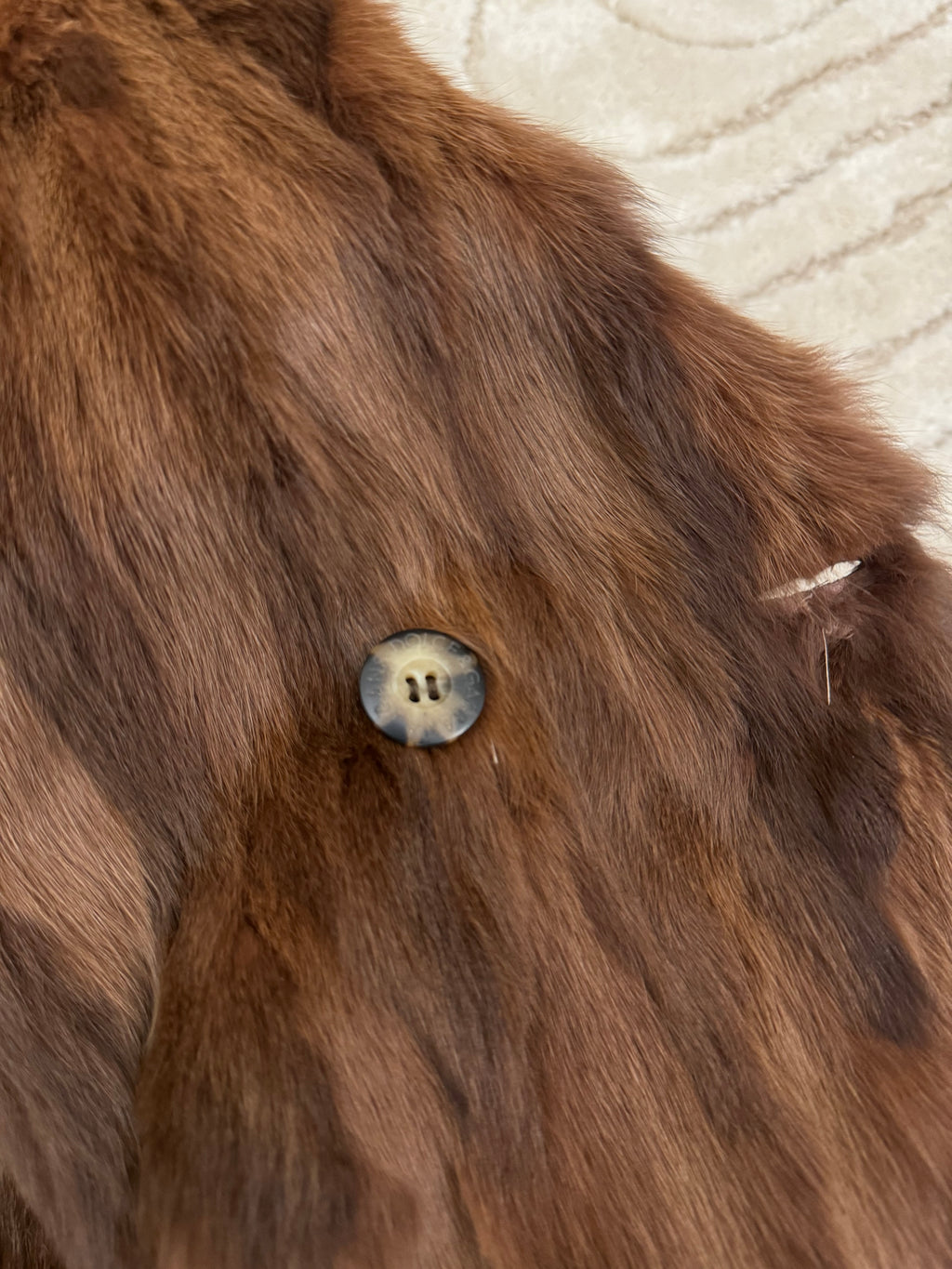 1990s Dolce & Gabbana Leather Trench with Rabbit Fur Lining (M/L)