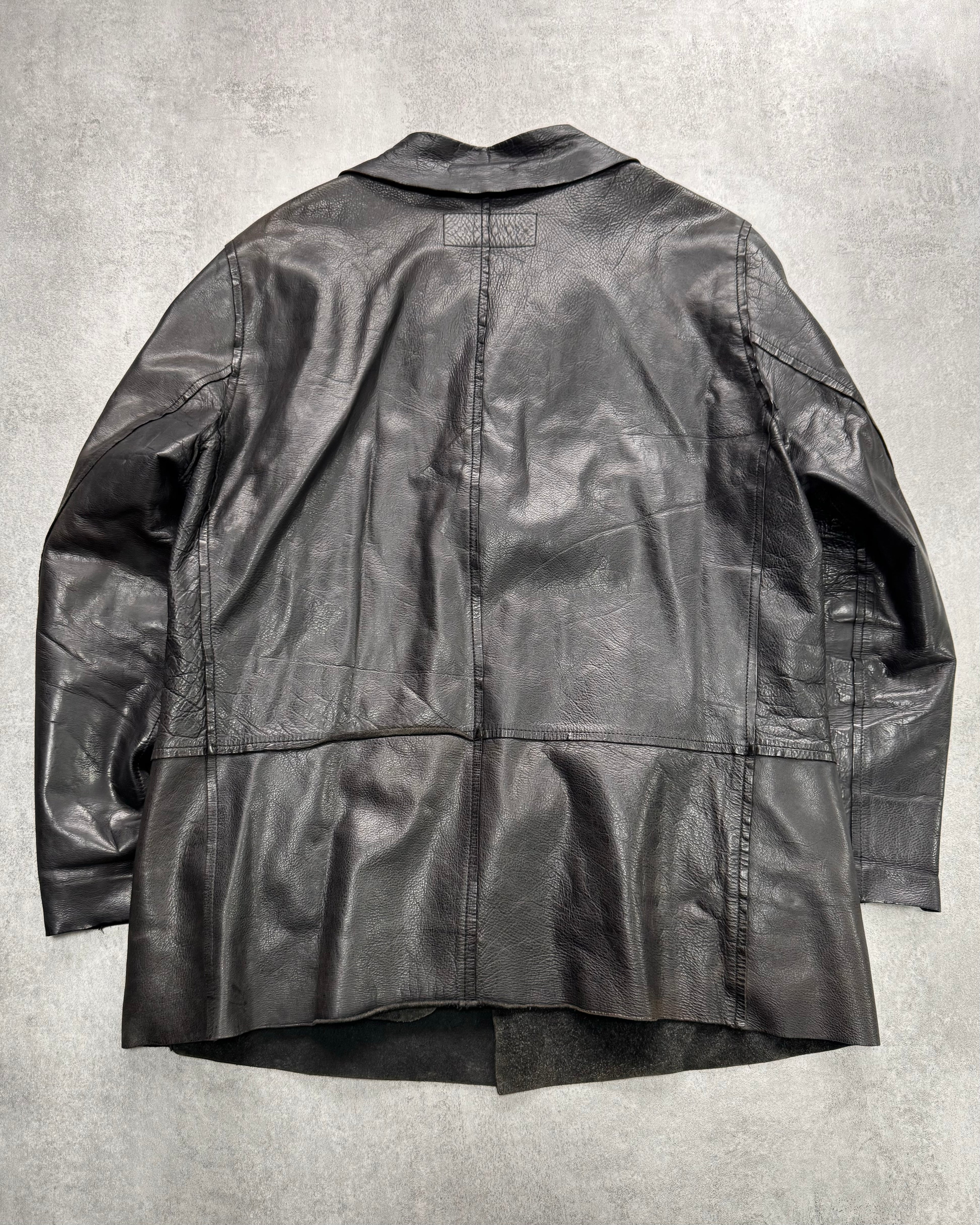 FW1998 Dolce & Gabbana Minimalist Elegance Leather Jacket