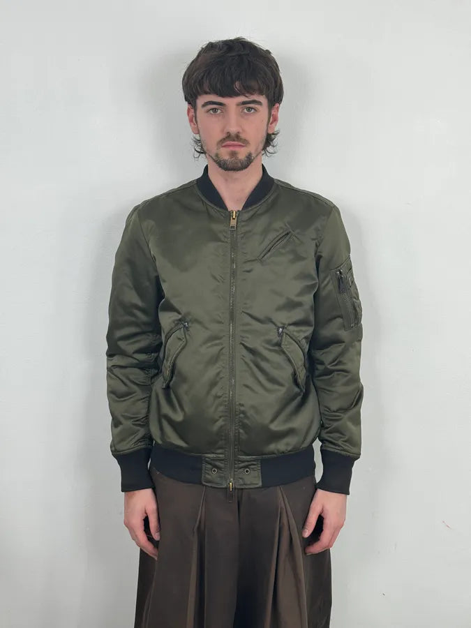 2000s Diesel Khaki Bomber Jacket AFIBLbN 0