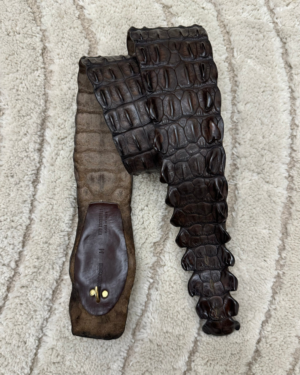 SS2005 Roberto Cavalli Crocodile Leather Belt