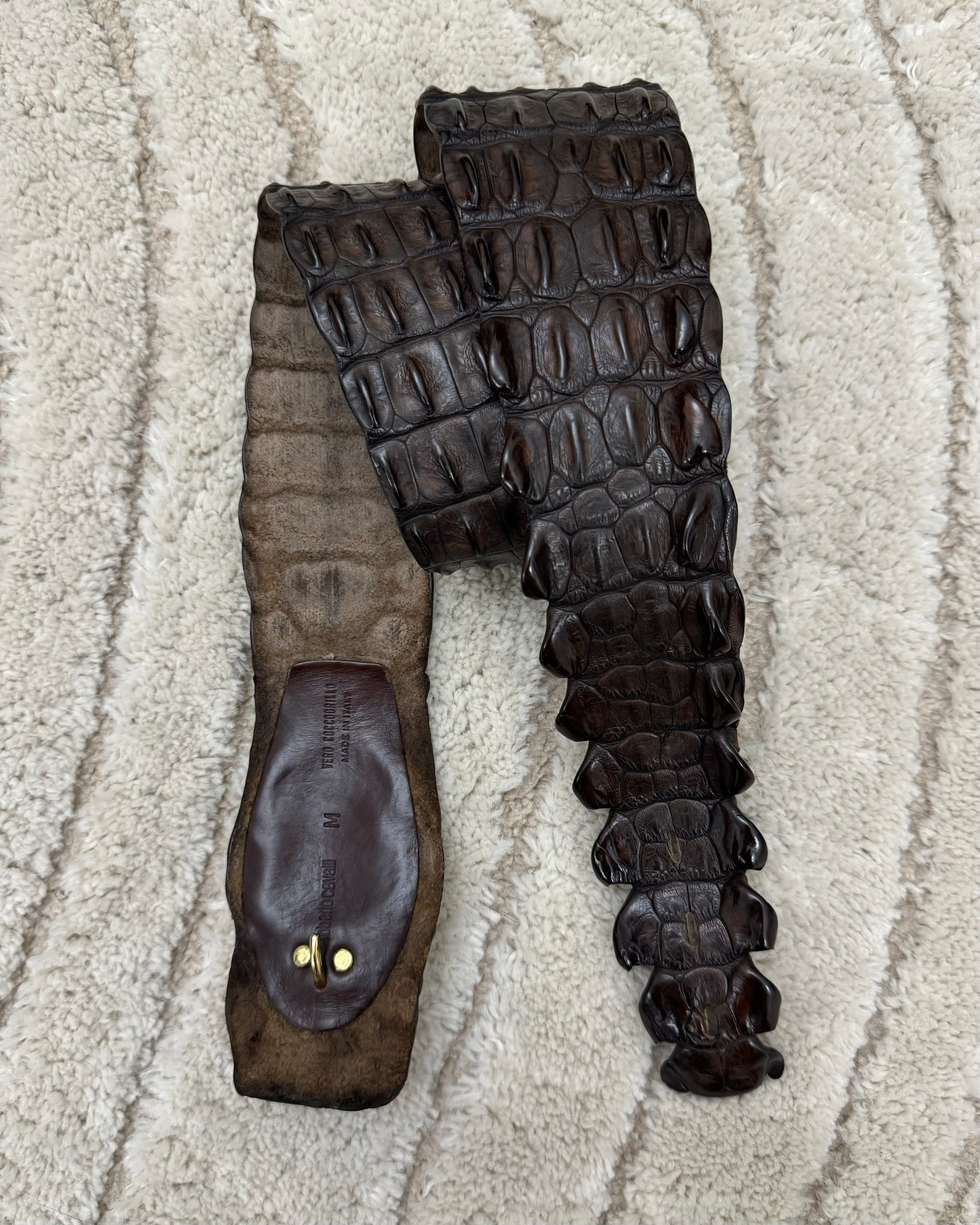 SS2005 Roberto Cavalli Crocodile Leather Belt