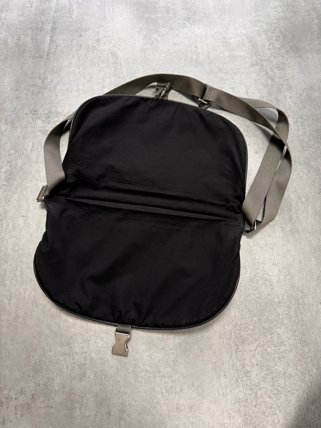 2000s Prada Luna Rossa Technical Nylon Shoulder Bag