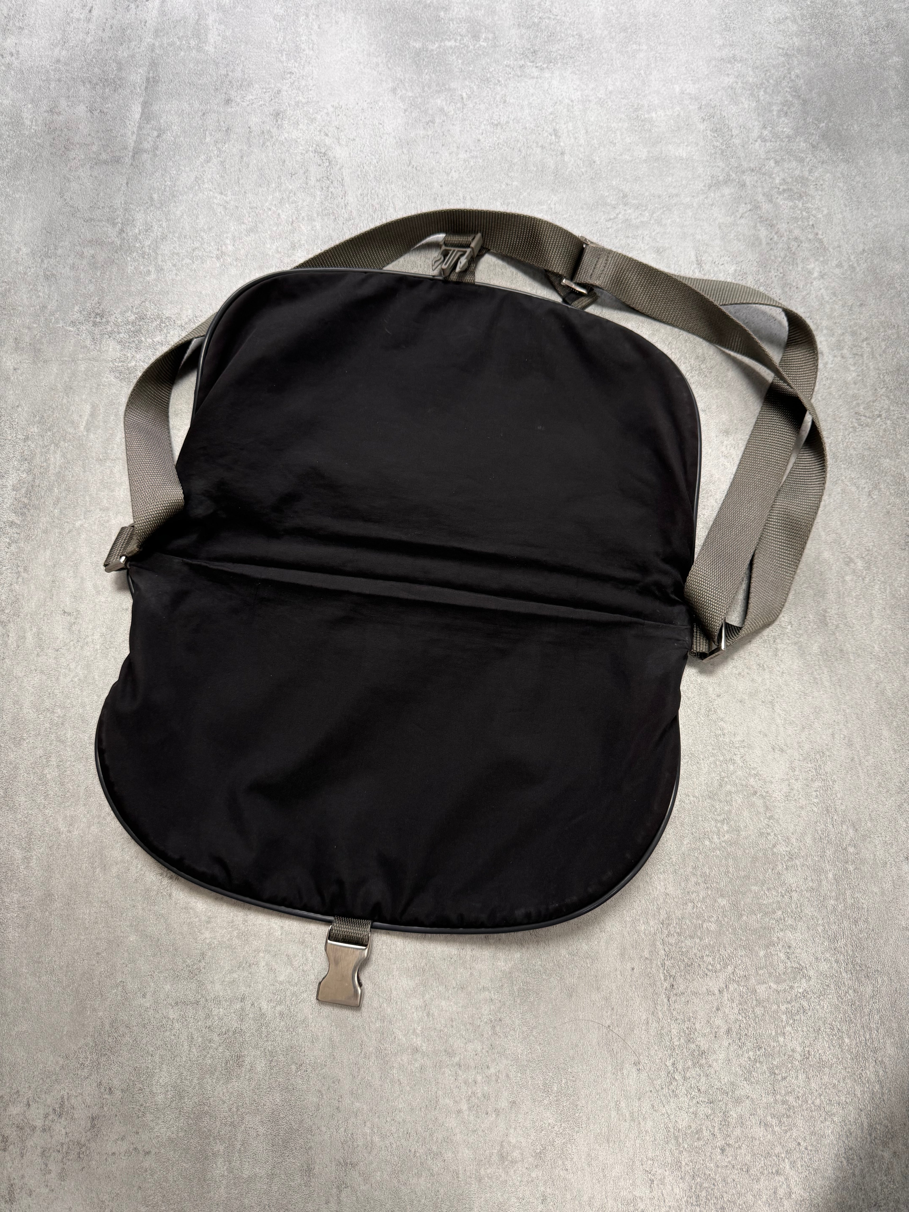 2000s Prada Luna Rossa Technical Nylon Shoulder Bag
