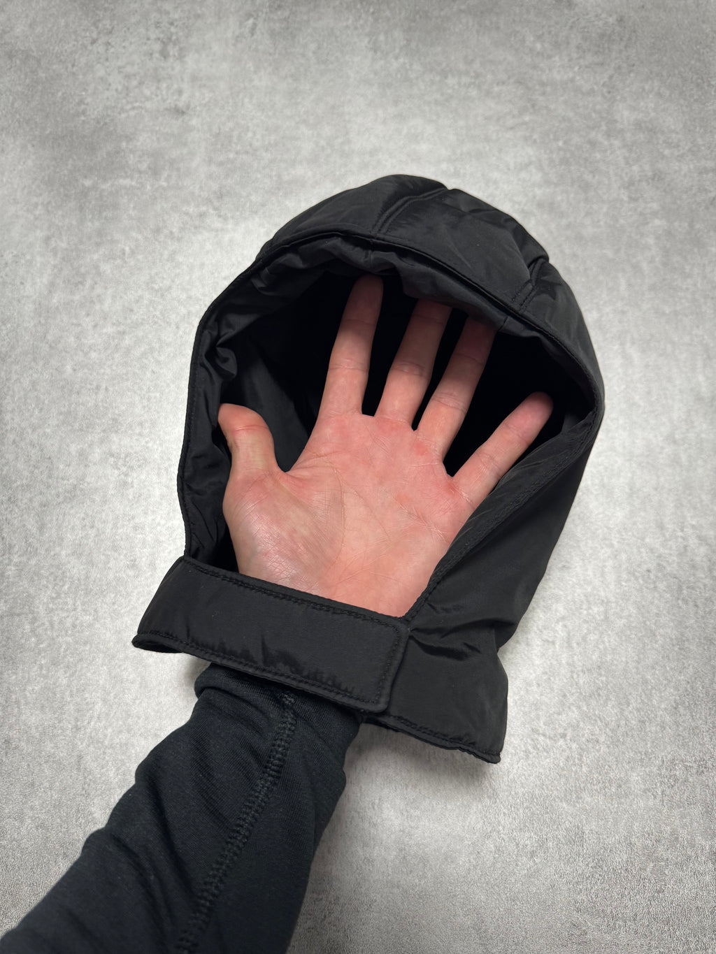 2000s Prada Black Nylon Balaclava