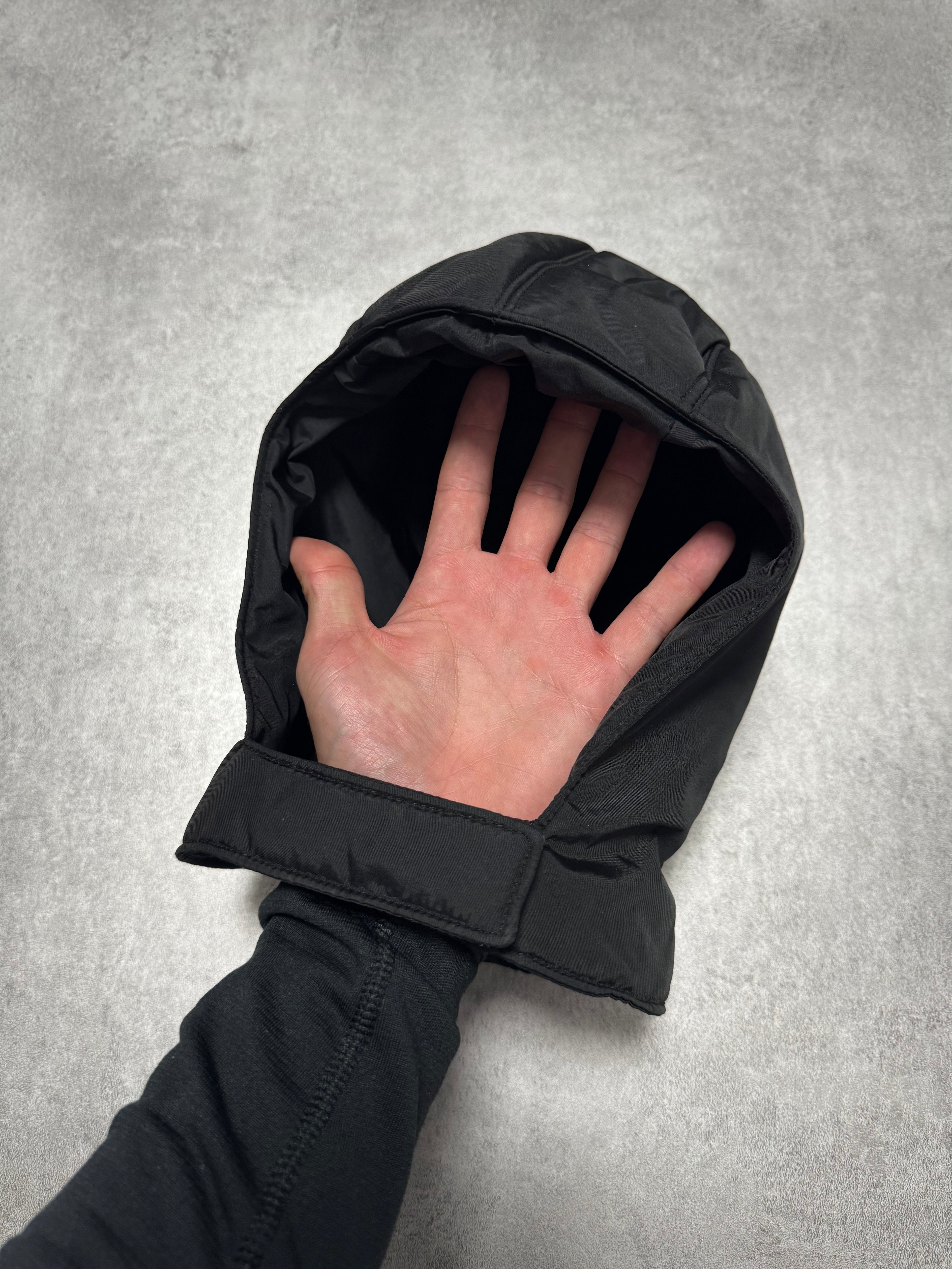 2000s Prada Black Nylon Balaclava