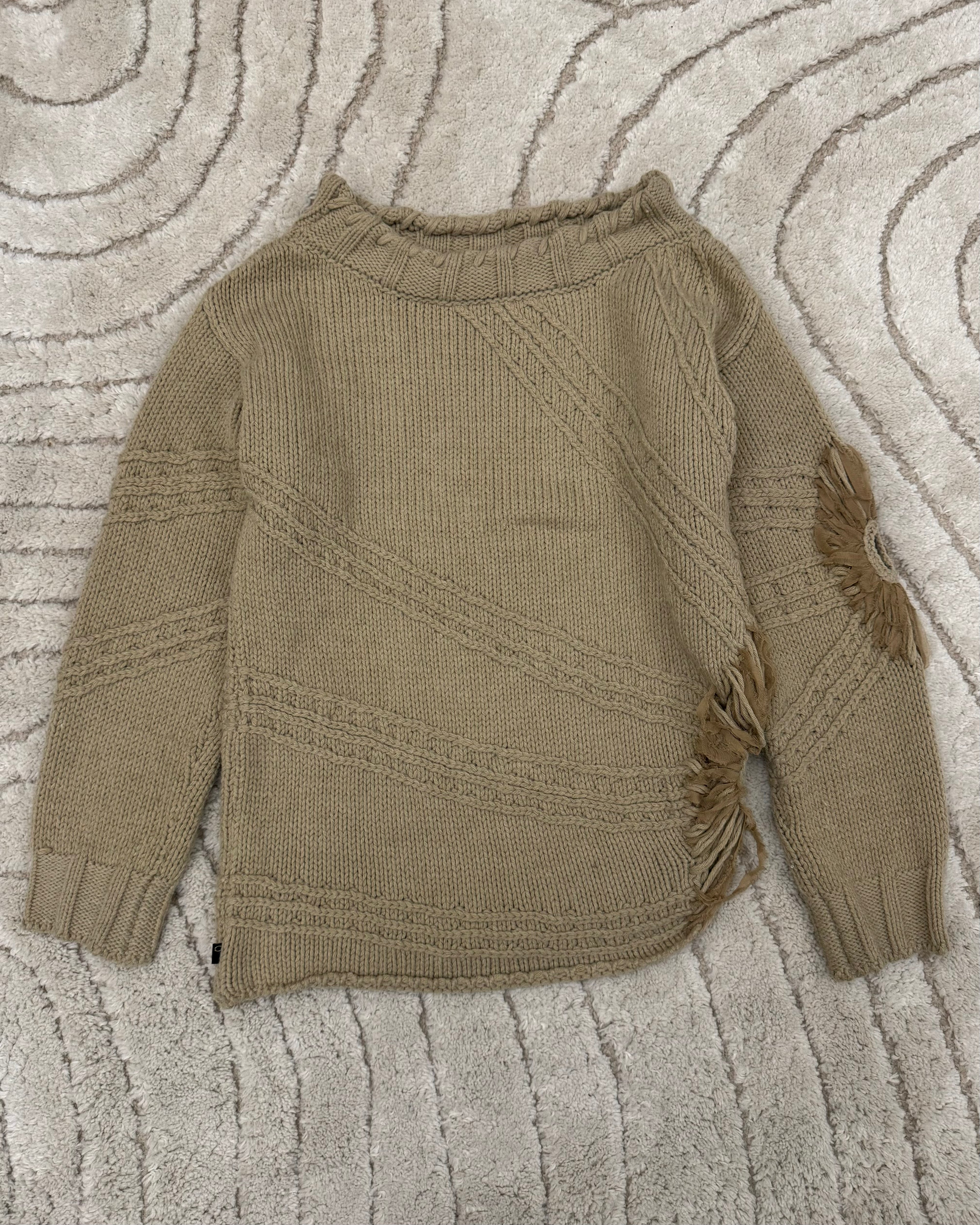 Cavalli 3D Flowers Knit Sweater