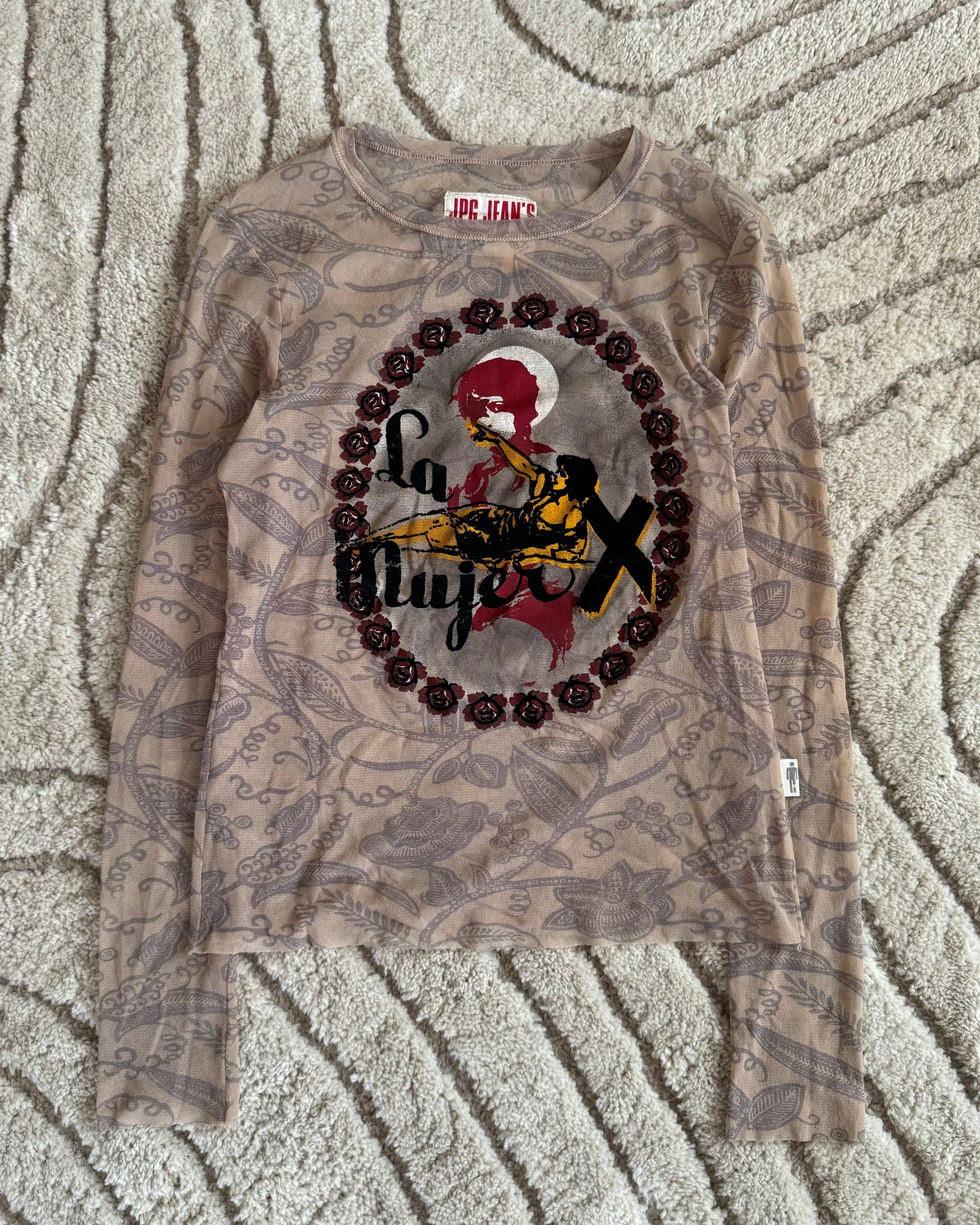 Jean Paul Gaultier JPG JEAN’S Collection 0009 La Mujer Mesh Top (S)