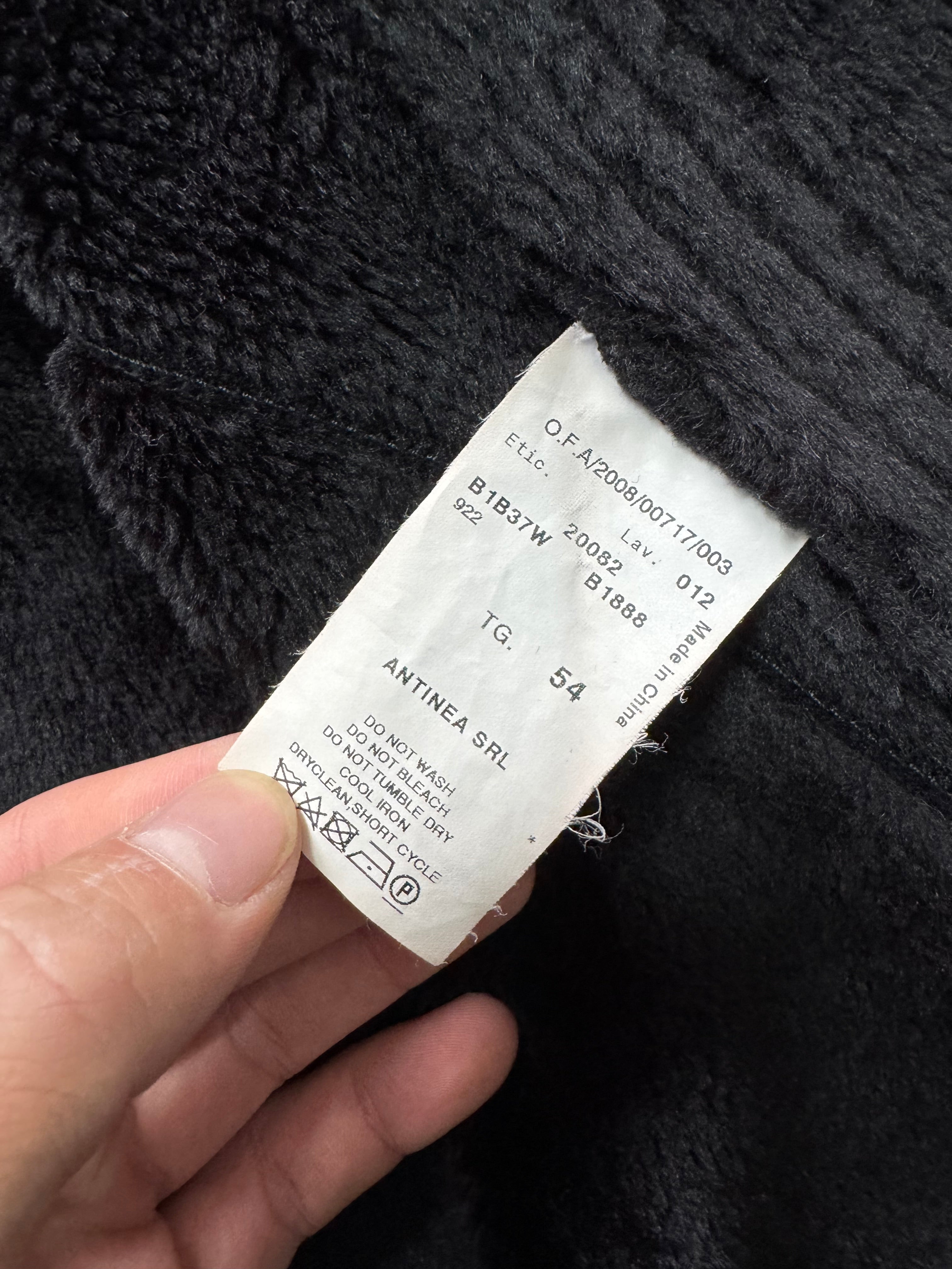 AW2008 Emporio Armani Hooded Soft Black Jacket