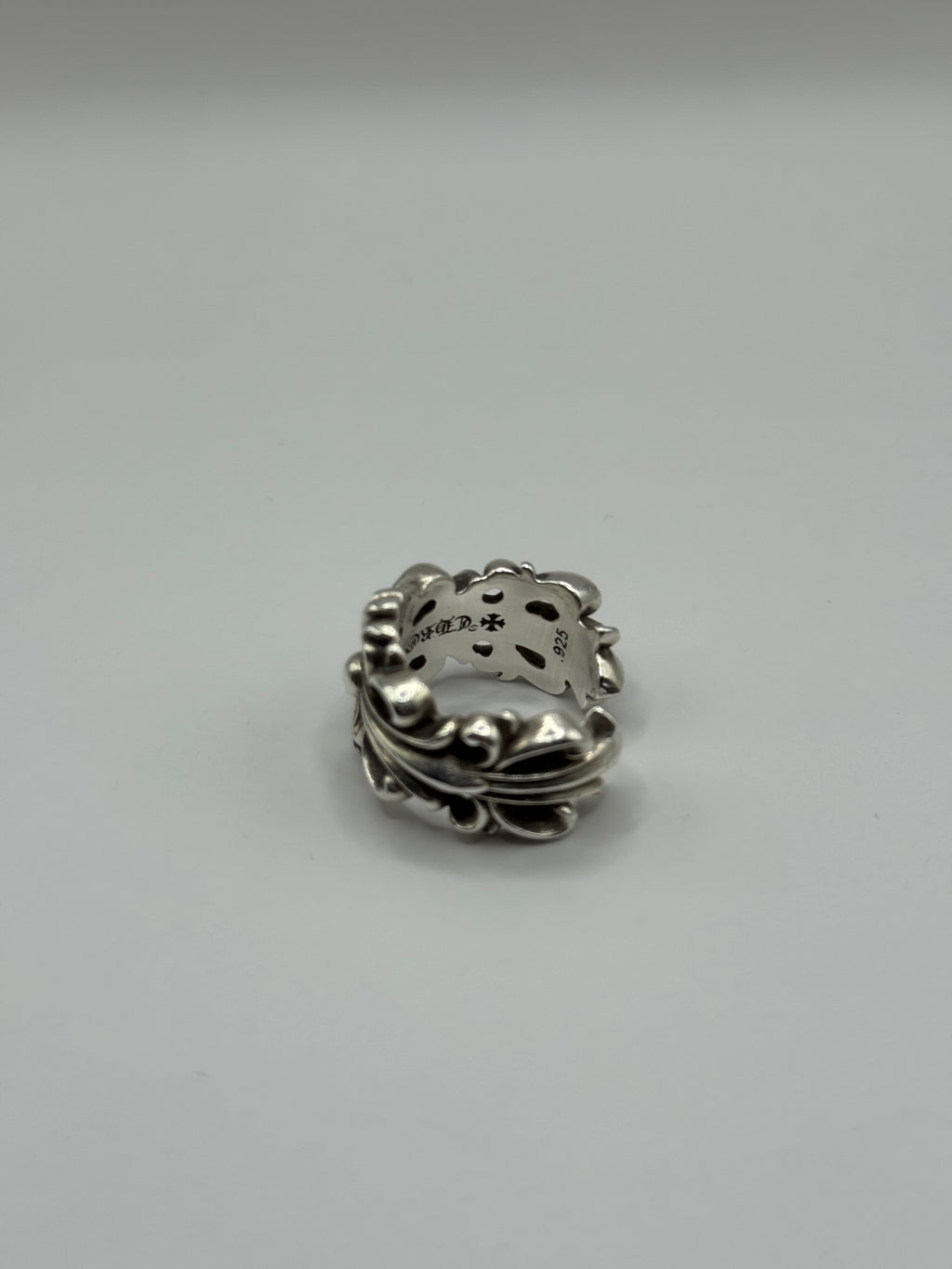 Chrome Hearts Double Floral Silver 925 Ring
