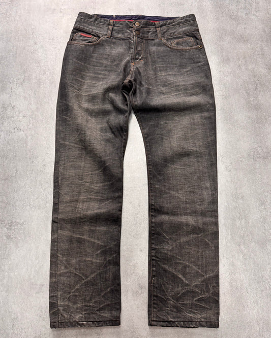 AW2003 Dolce & Gabbana Raw Grey Denim Jeans (M/L)